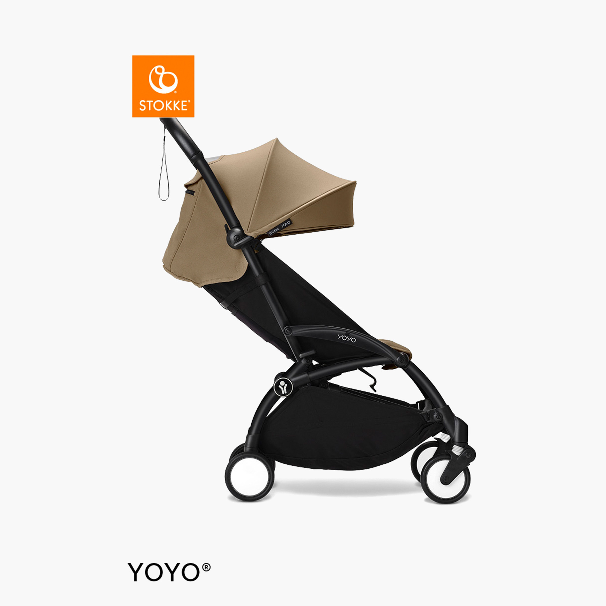 Stokke YOYO³ Black frame with 6+ color pack Toffee-baby-gear-strollersandprams-strollers-image-9