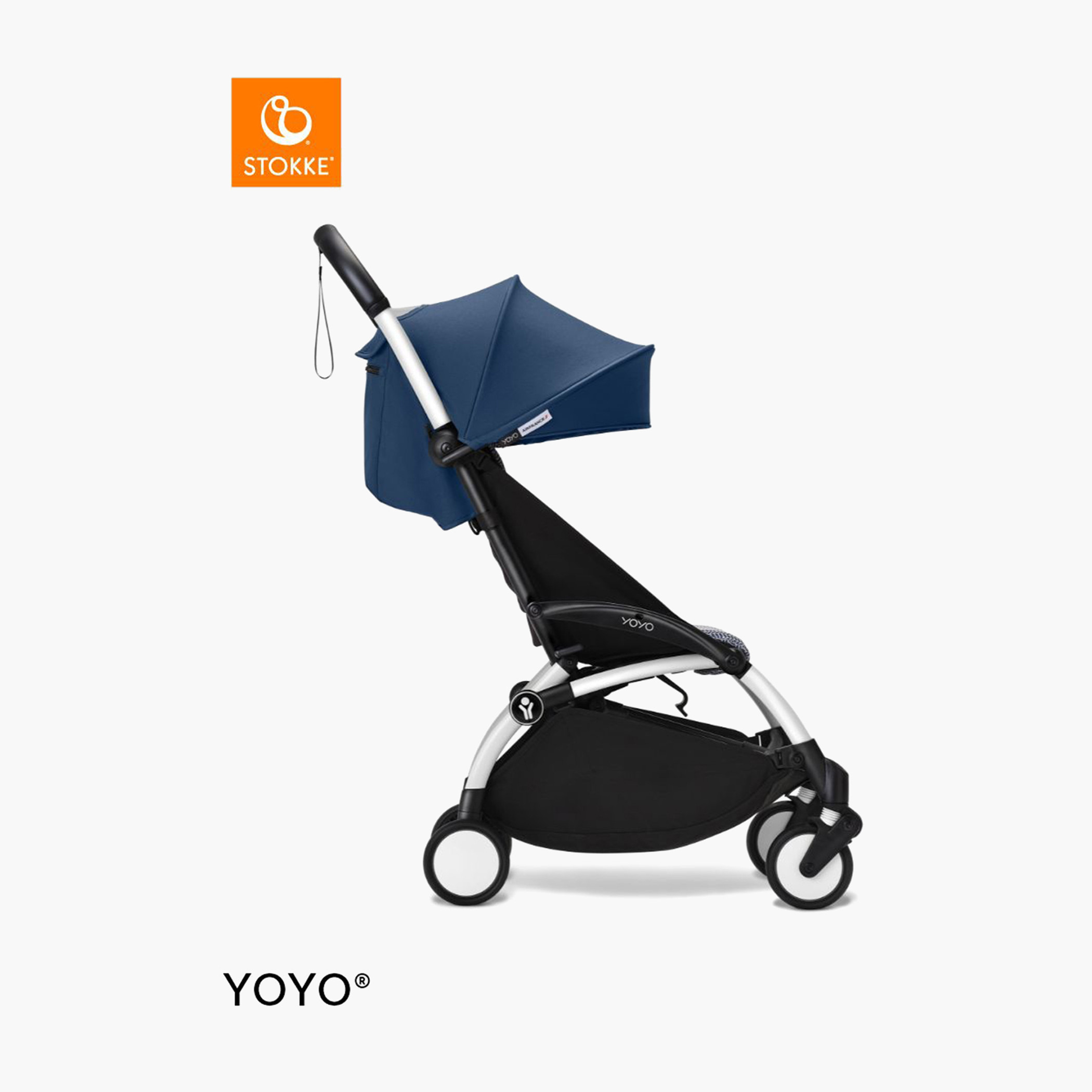 Stokke YOYO³ White frame with 6+ color pack Air France-baby-gear-strollersandprams-strollers-image-2