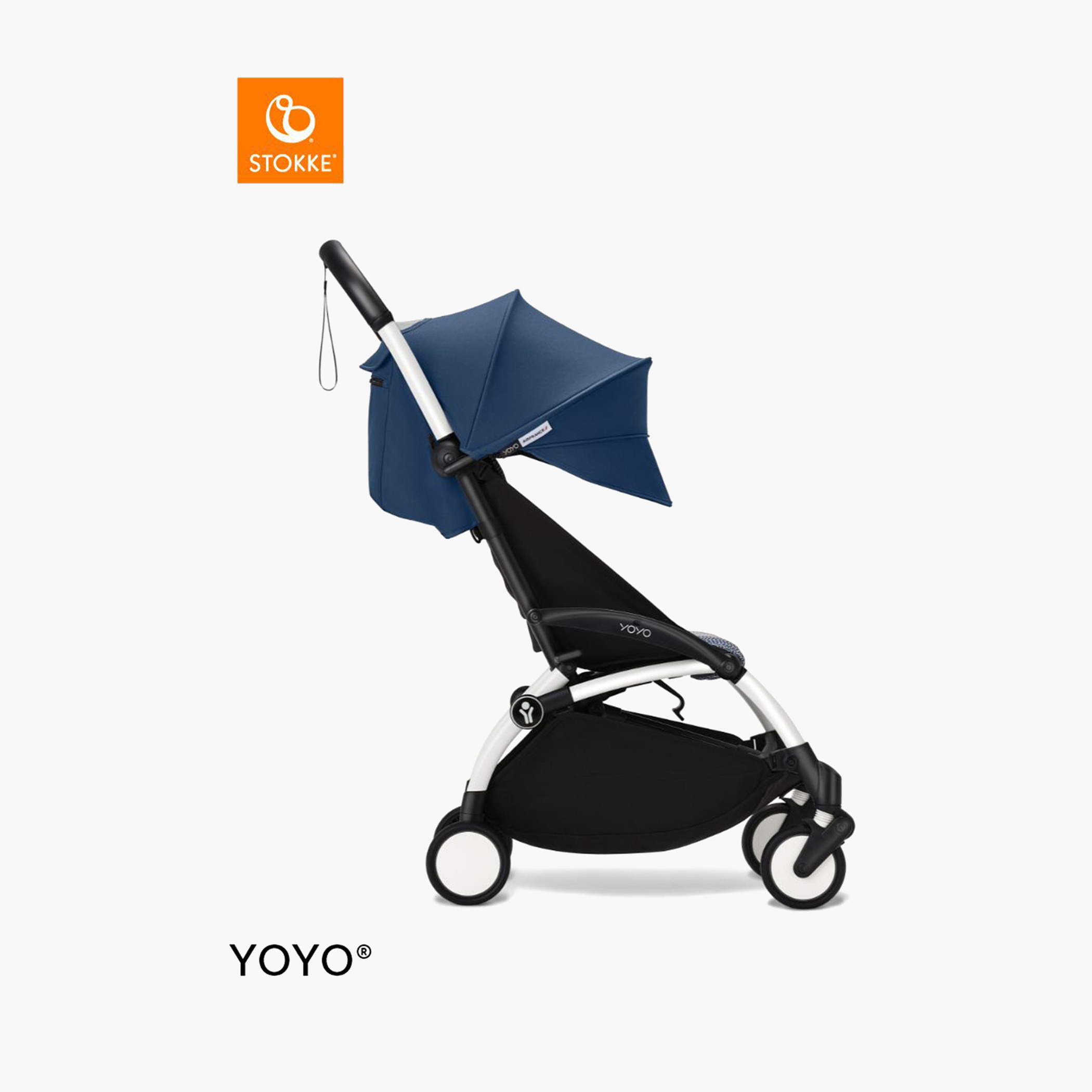Stokke YOYO³ White frame with 6+ color pack Air France-baby-gear-strollersandprams-strollers-image-4
