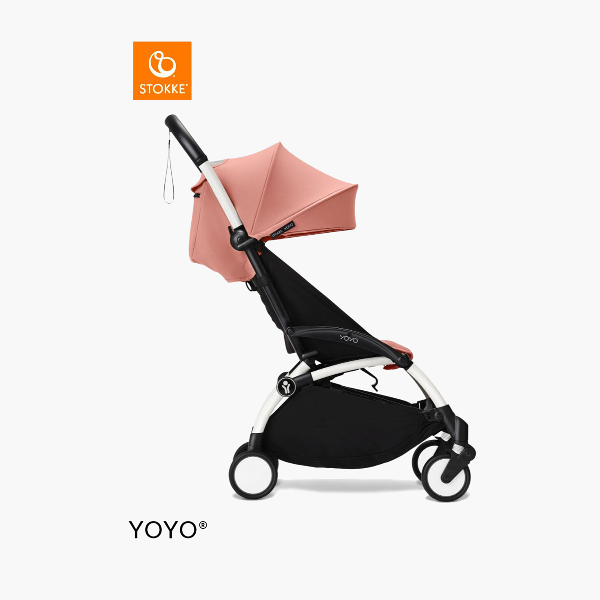 Stokke YOYO³ White frame with 6+ color pack Ginger-baby-gear-strollersandprams-strollers-image-2
