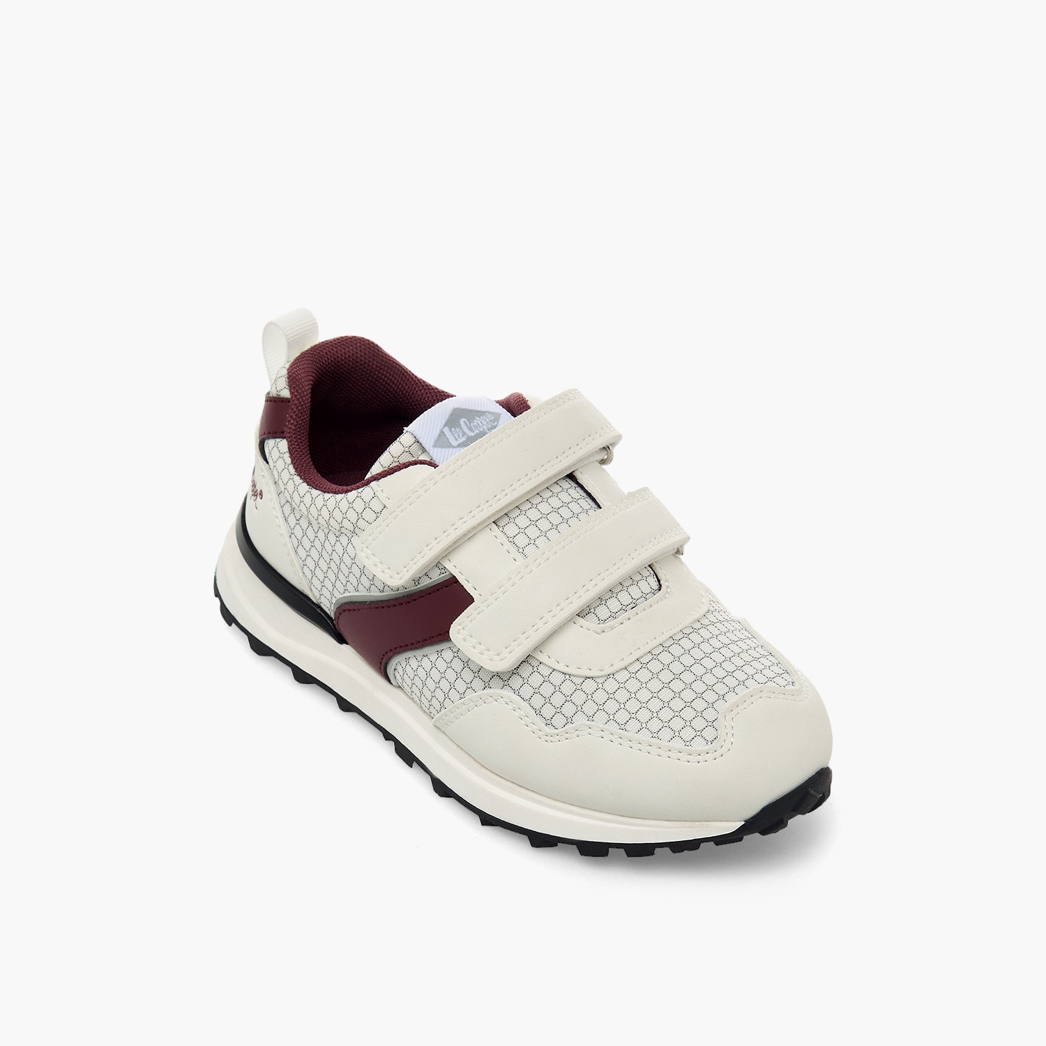 حذاء سنيكرز بطول الكاحل وشريط إغلاق لاصق وطبعات للبنات من لي كوبر-girls-shoes-sneakers-image-2