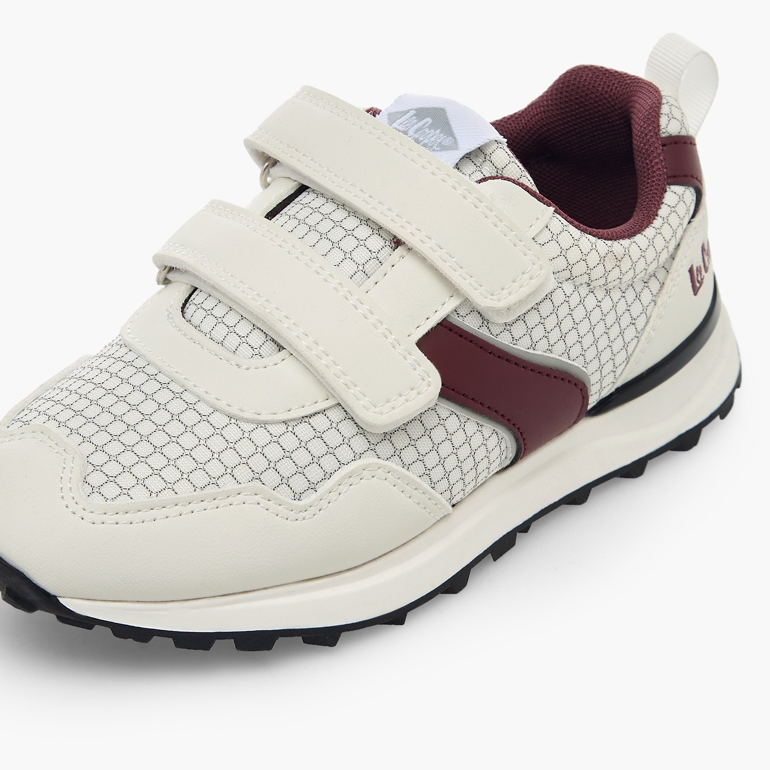 حذاء سنيكرز بطول الكاحل وشريط إغلاق لاصق وطبعات للبنات من لي كوبر-girls-shoes-sneakers-image-4