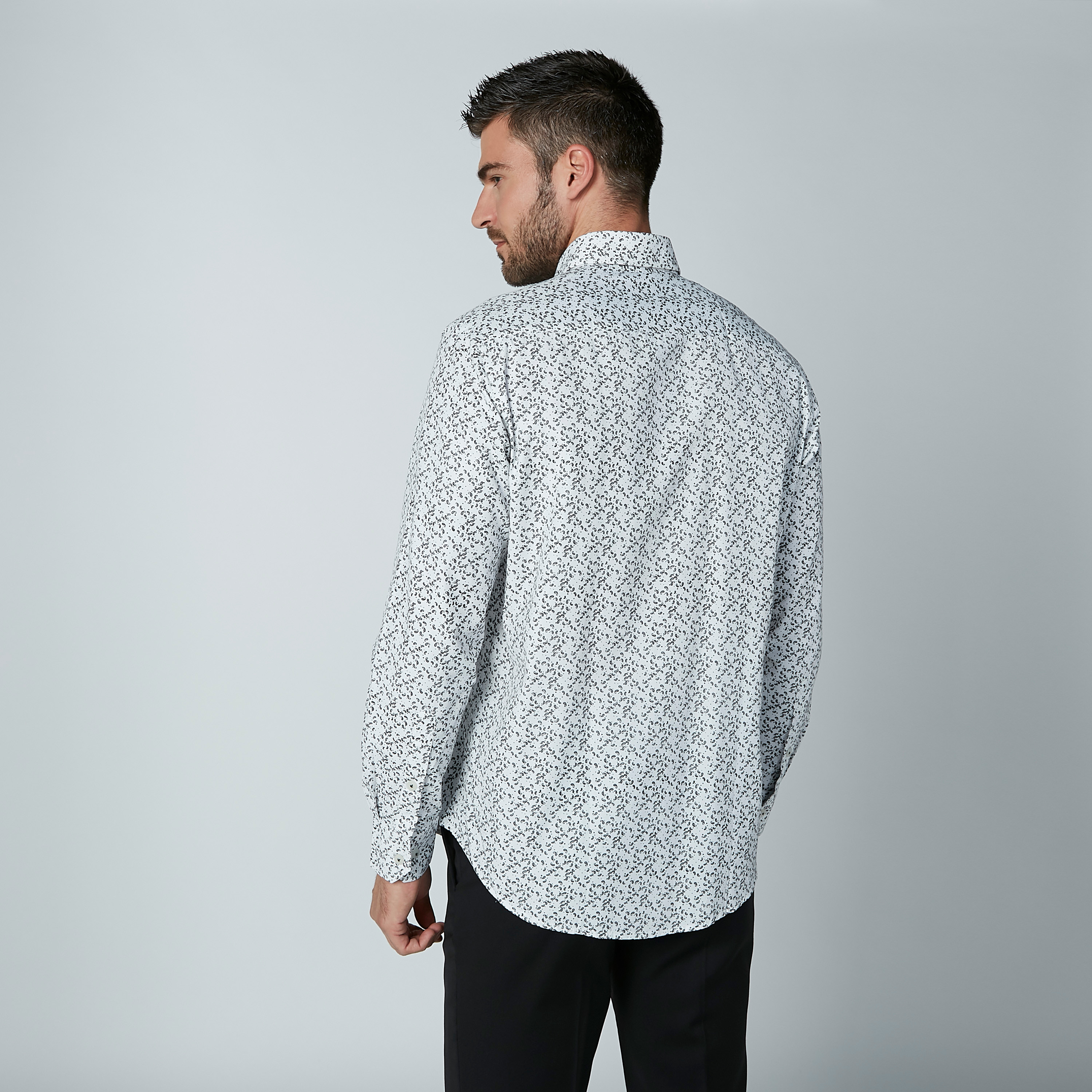 قميص سهل الكي بأكمام طويلة وأزرار وطبعات-men-clothing-shirts-image-3