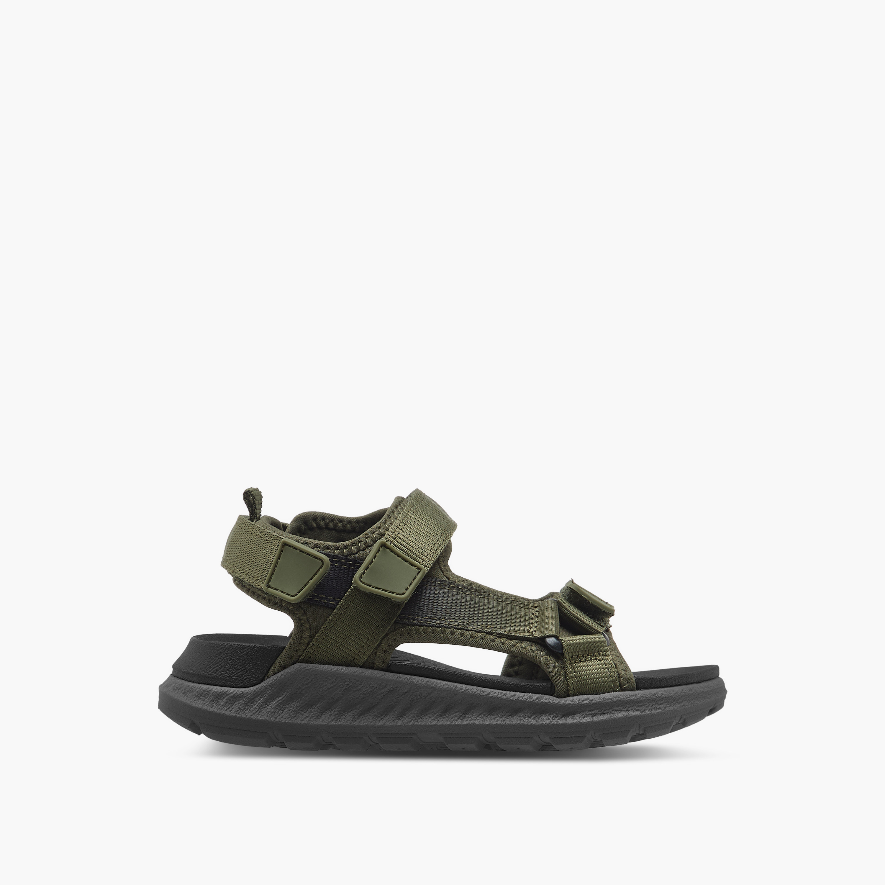 Mister Duchini Textured Floaters with Hook and Loop Closure-boys-shoes-sandals-image-6
