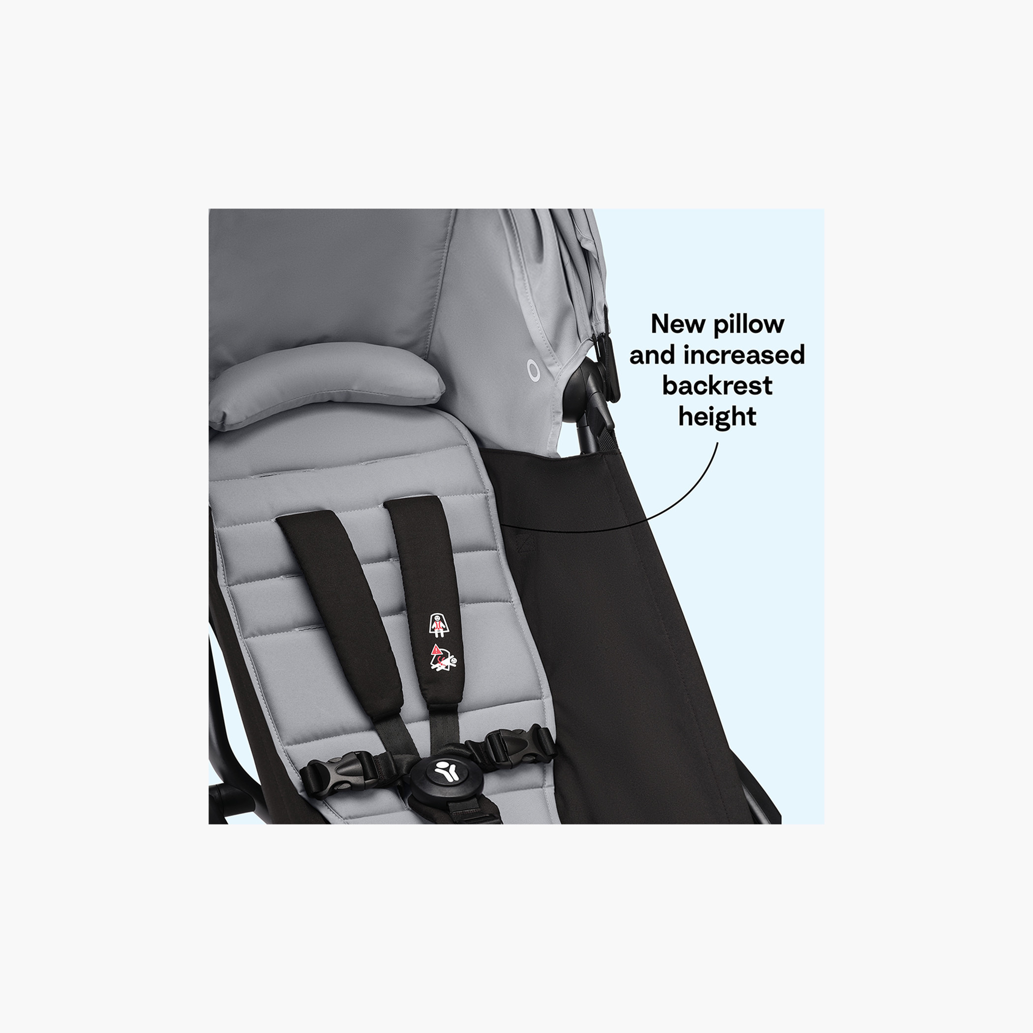 Stokke YOYO³ Black frame with 6+ Color Pack - Black-baby-gear-strollersandprams-strollers-image-3