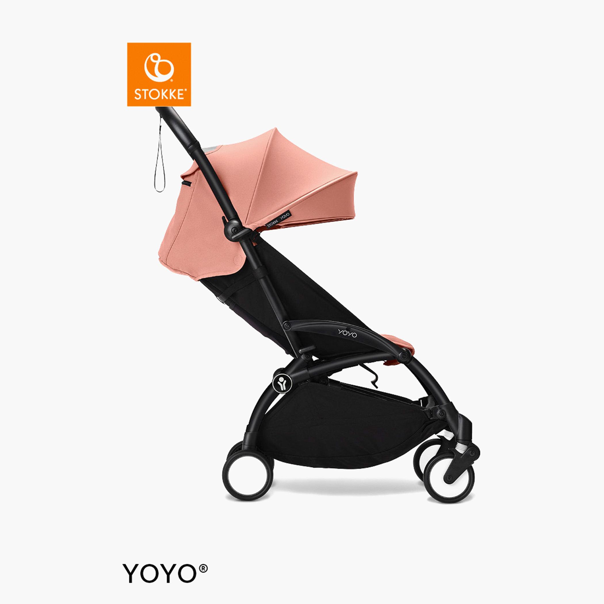 Stokke YOYO³ Black frame with 6+ Color Pack - Air Ginger-baby-gear-strollersandprams-strollers-image-10