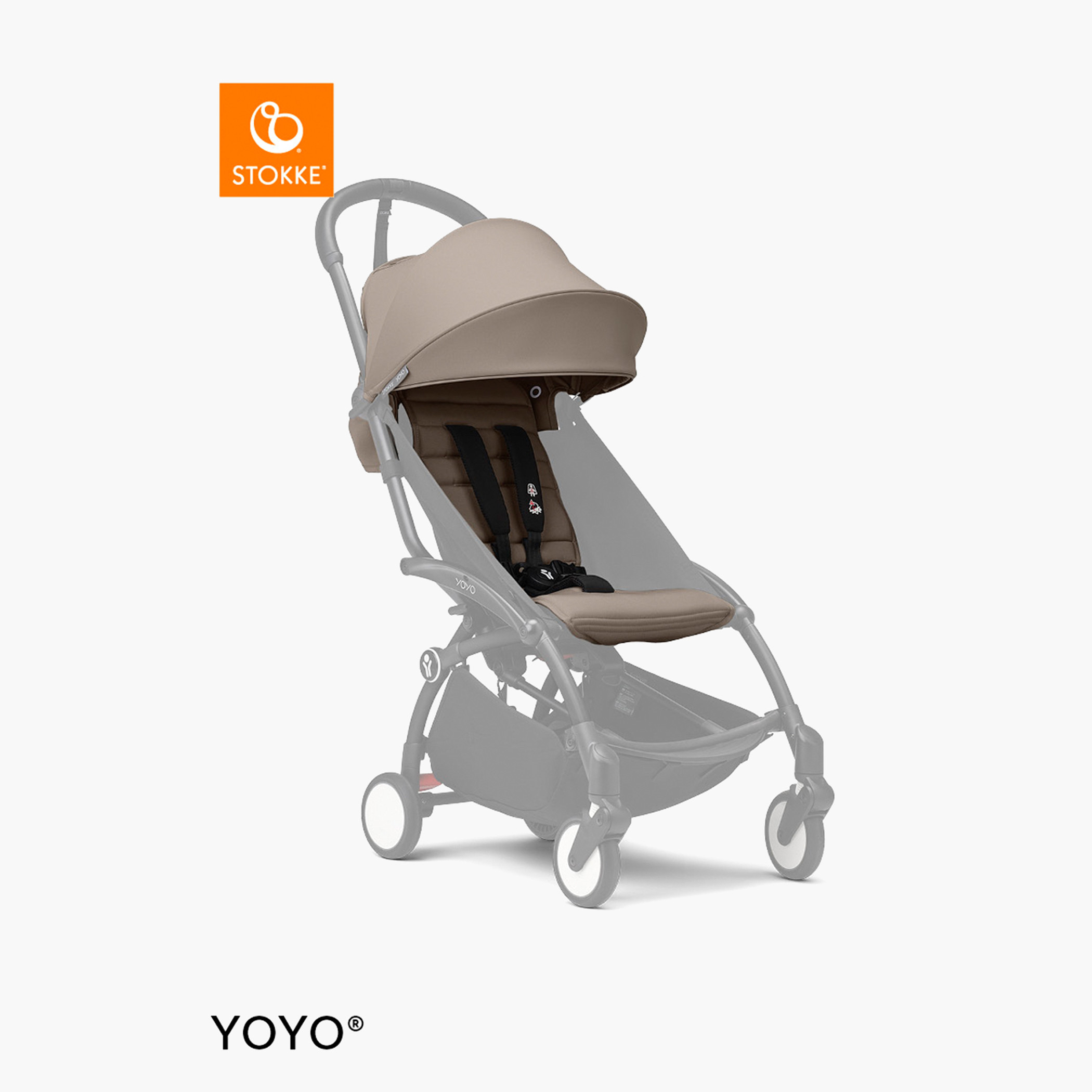 Stokke YOYO³ Black frame with 6+ Color Pack - Taupe-baby-gear-strollersandprams-strollers-image-7