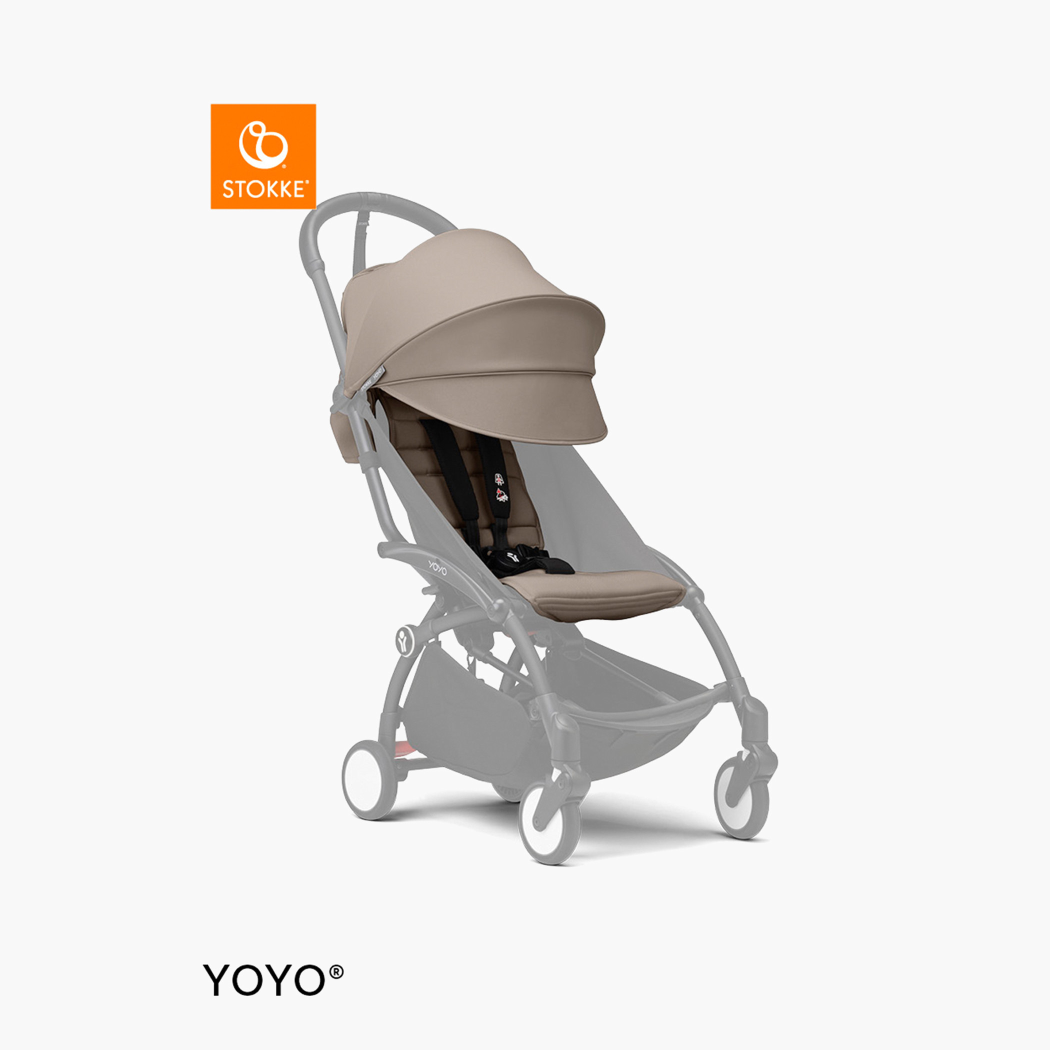 Stokke YOYO³ Black frame with 6+ Color Pack - Taupe-baby-gear-strollersandprams-strollers-image-9