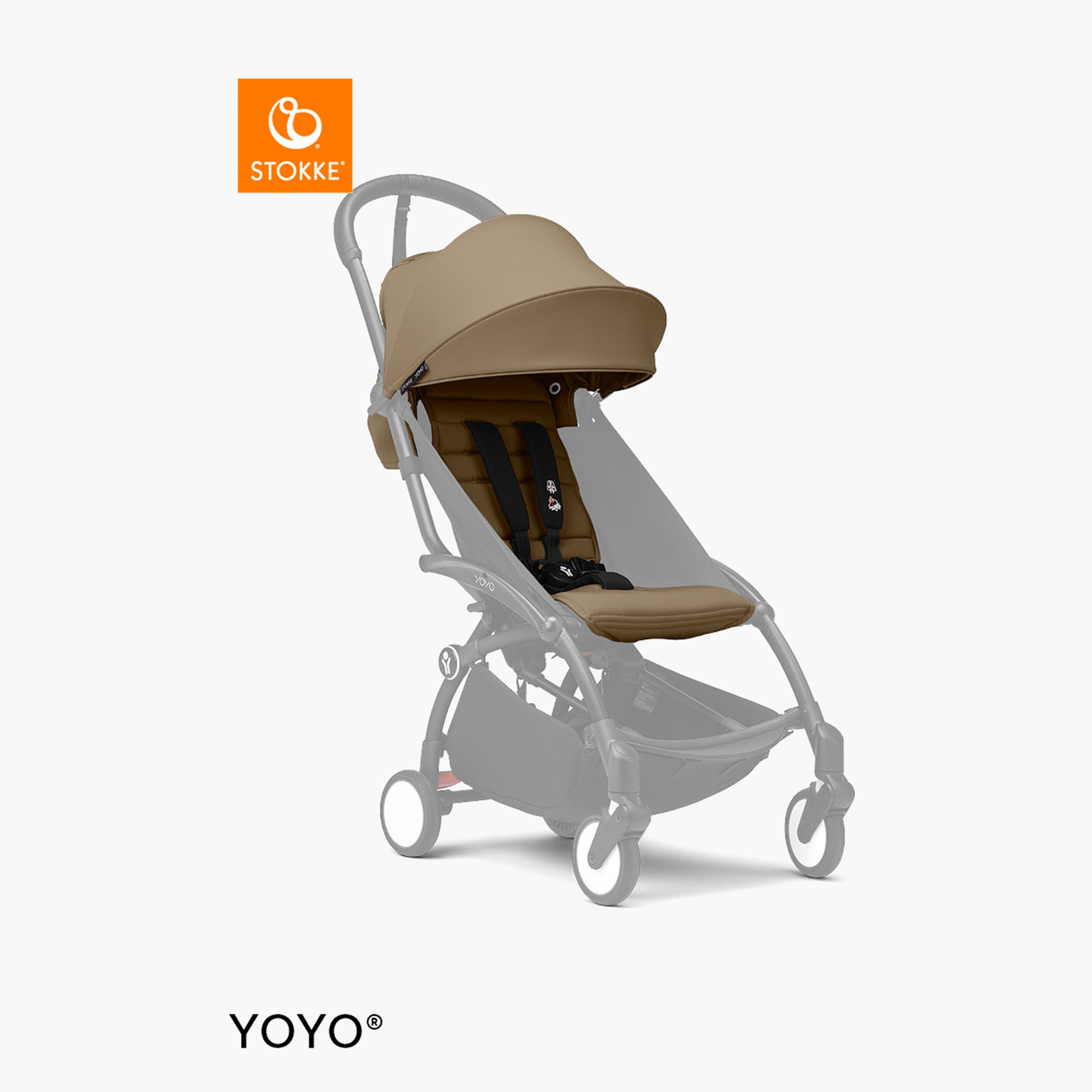 Stokke YOYO³ Black frame with 6+ Color Pack - Toffee-baby-gear-strollersandprams-strollers-image-5