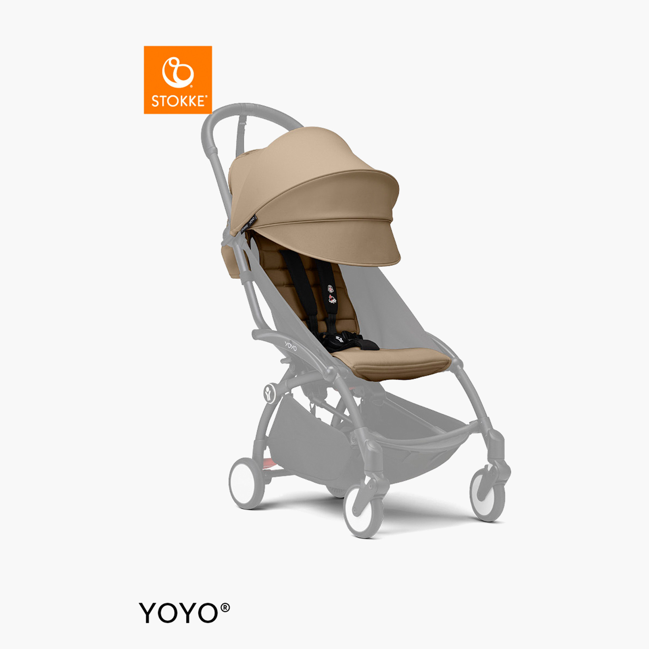 Stokke YOYO³ Black frame with 6+ Color Pack - Toffee-baby-gear-strollersandprams-strollers-image-7