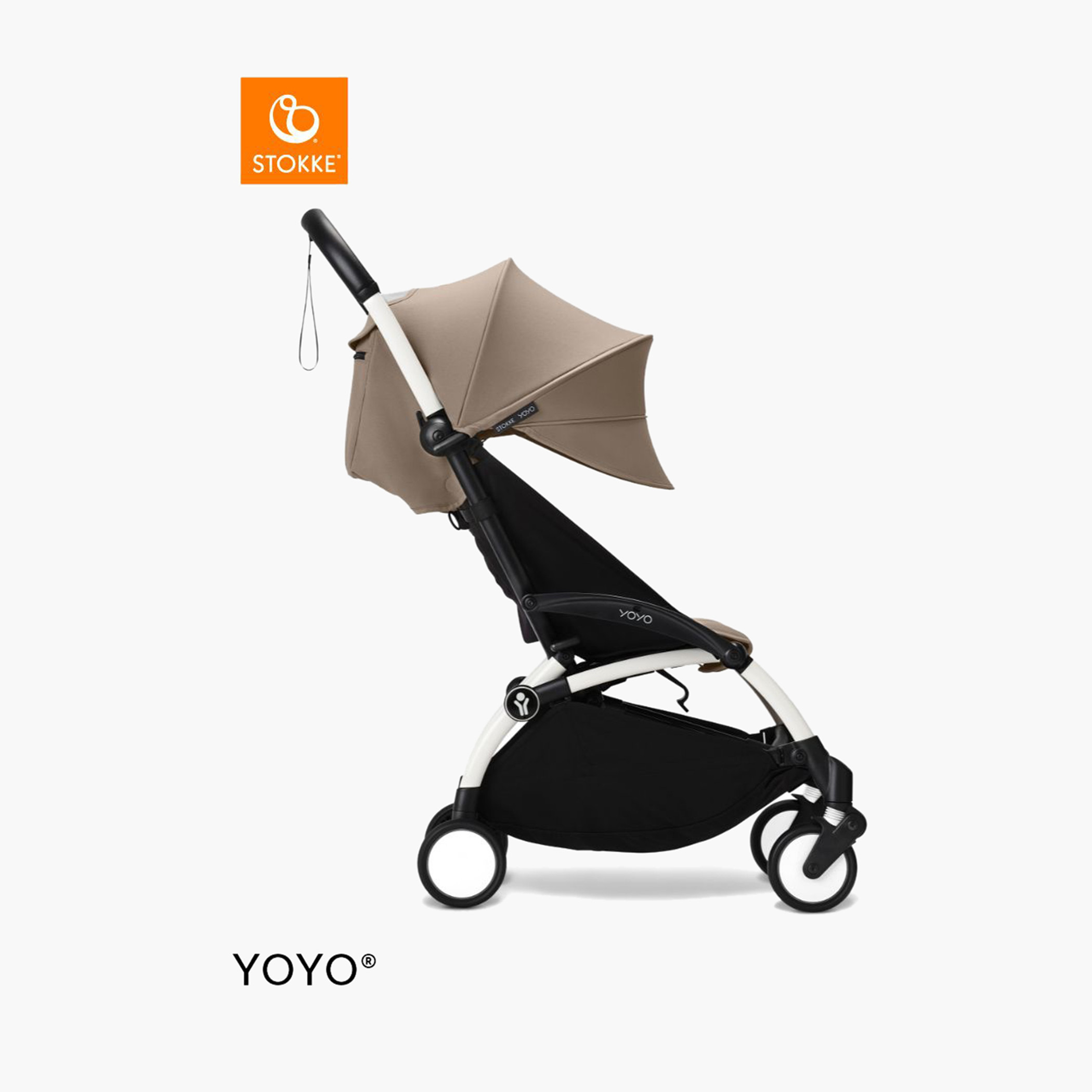 Stokke YOYO³ White frame with 6+ Color Pack - Taupe-baby-gear-strollersandprams-strollers-image-5