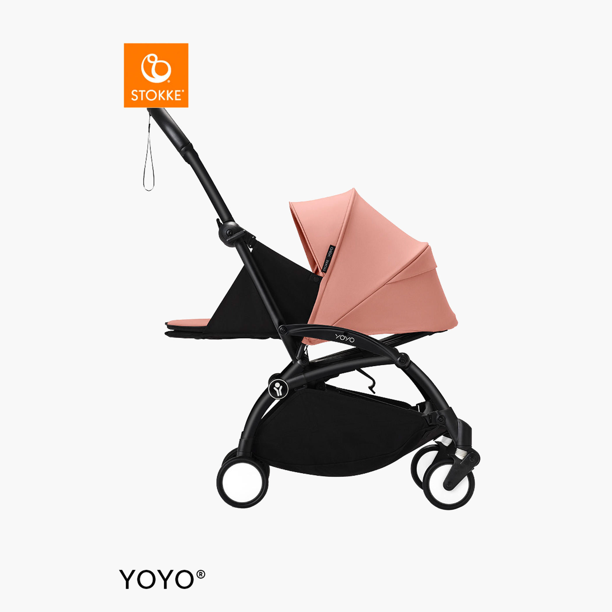 Stokke YOYO³ Black frame with 0+ Newborn Pack - Ginger-baby-gear-strollersandprams-strollers-image-10