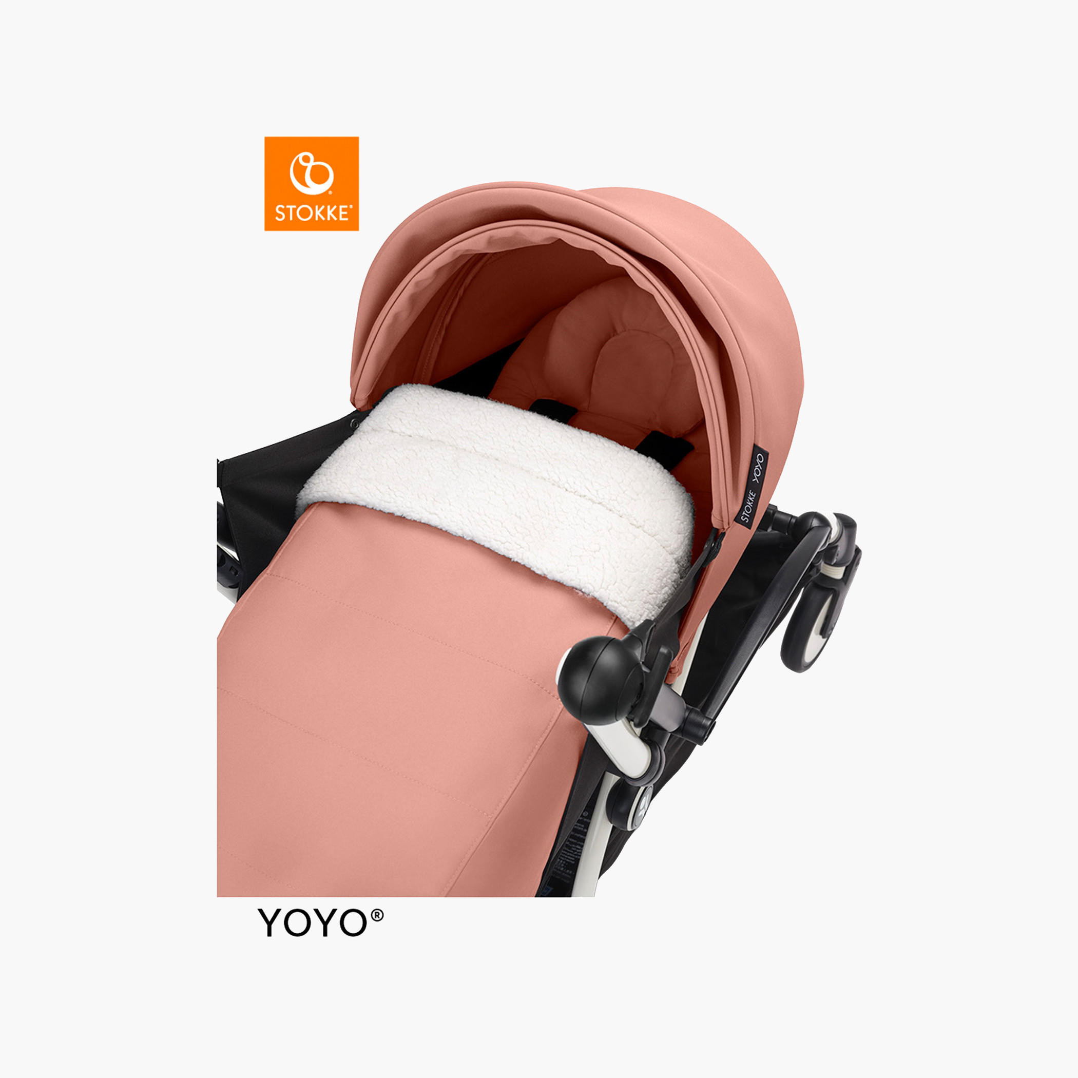 Stokke YOYO³ Black frame with 0+ Newborn Pack - Ginger-baby-gear-strollersandprams-strollers-image-9