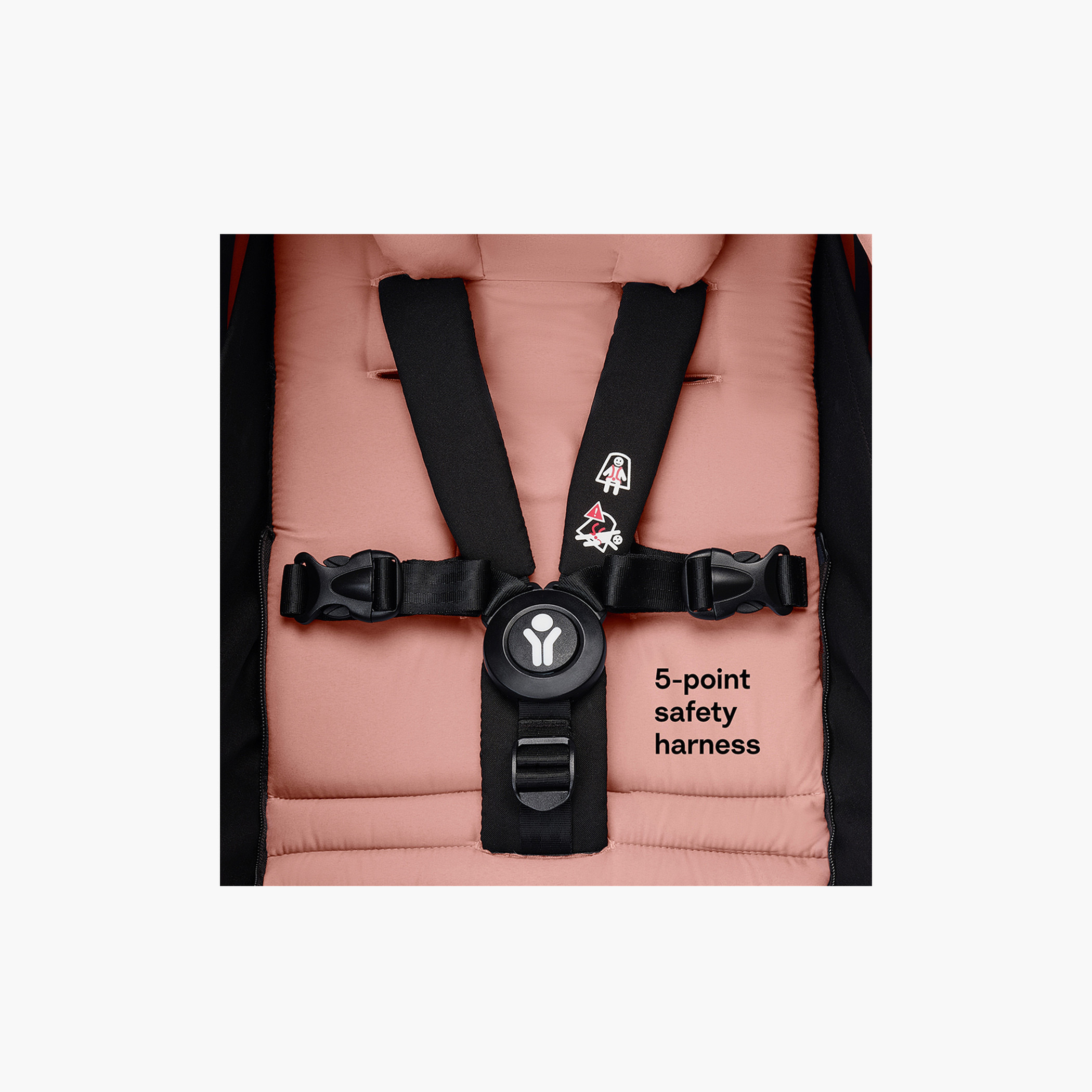Stokke YOYO³ Black frame with 0+ Newborn Pack - Taupe-baby-gear-strollersandprams-strollers-image-10