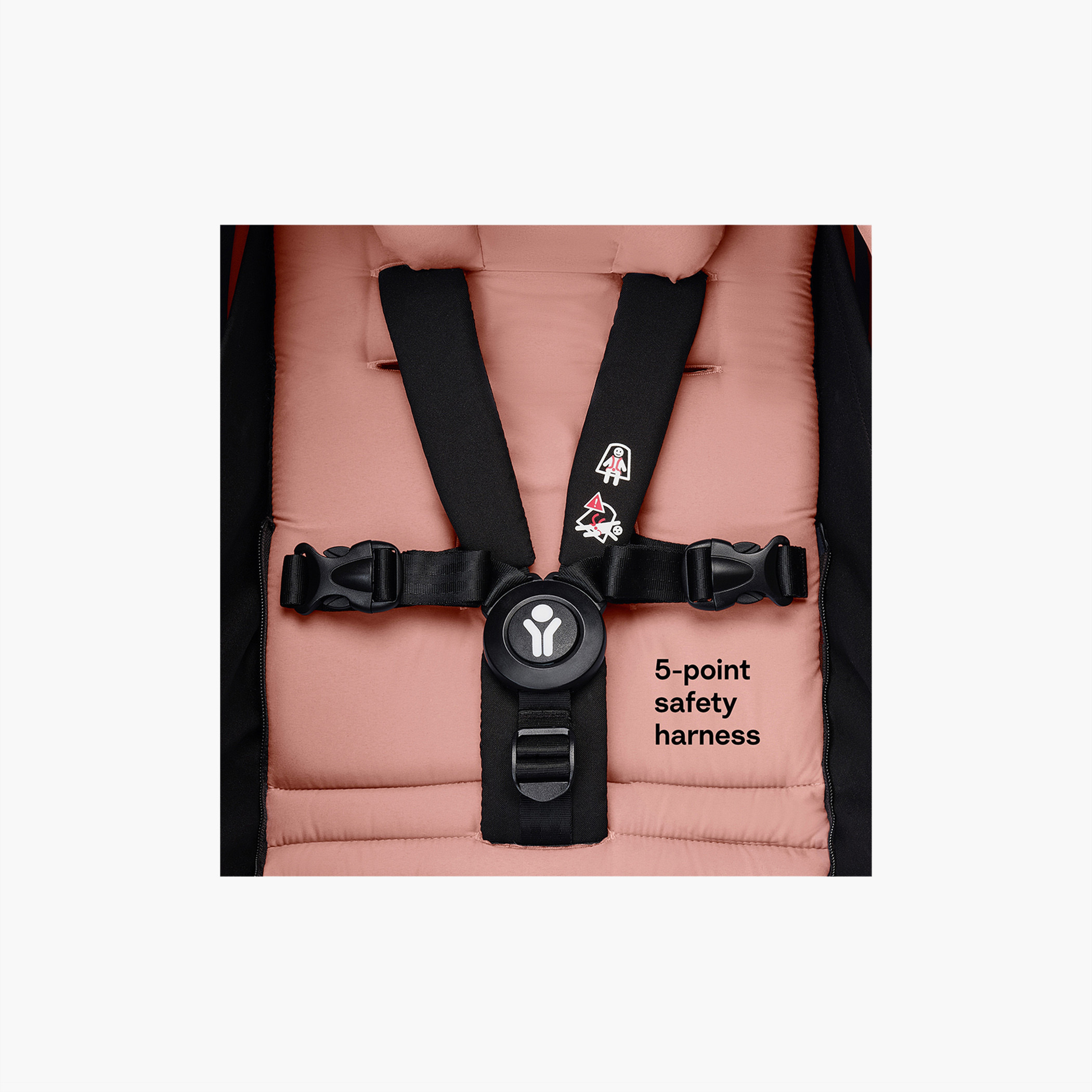 Stokke YOYO³ White frame with 0+ Newborn Pack - Black -baby-gear-strollersandprams-strollers-image-8