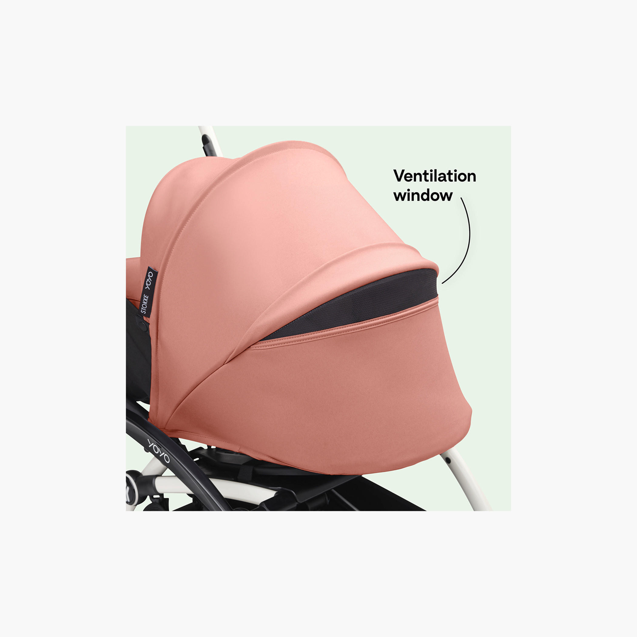 Stokke YOYO³ White frame with 0+ Newborn Pack - Taupe-baby-gear-strollersandprams-strollers-image-7