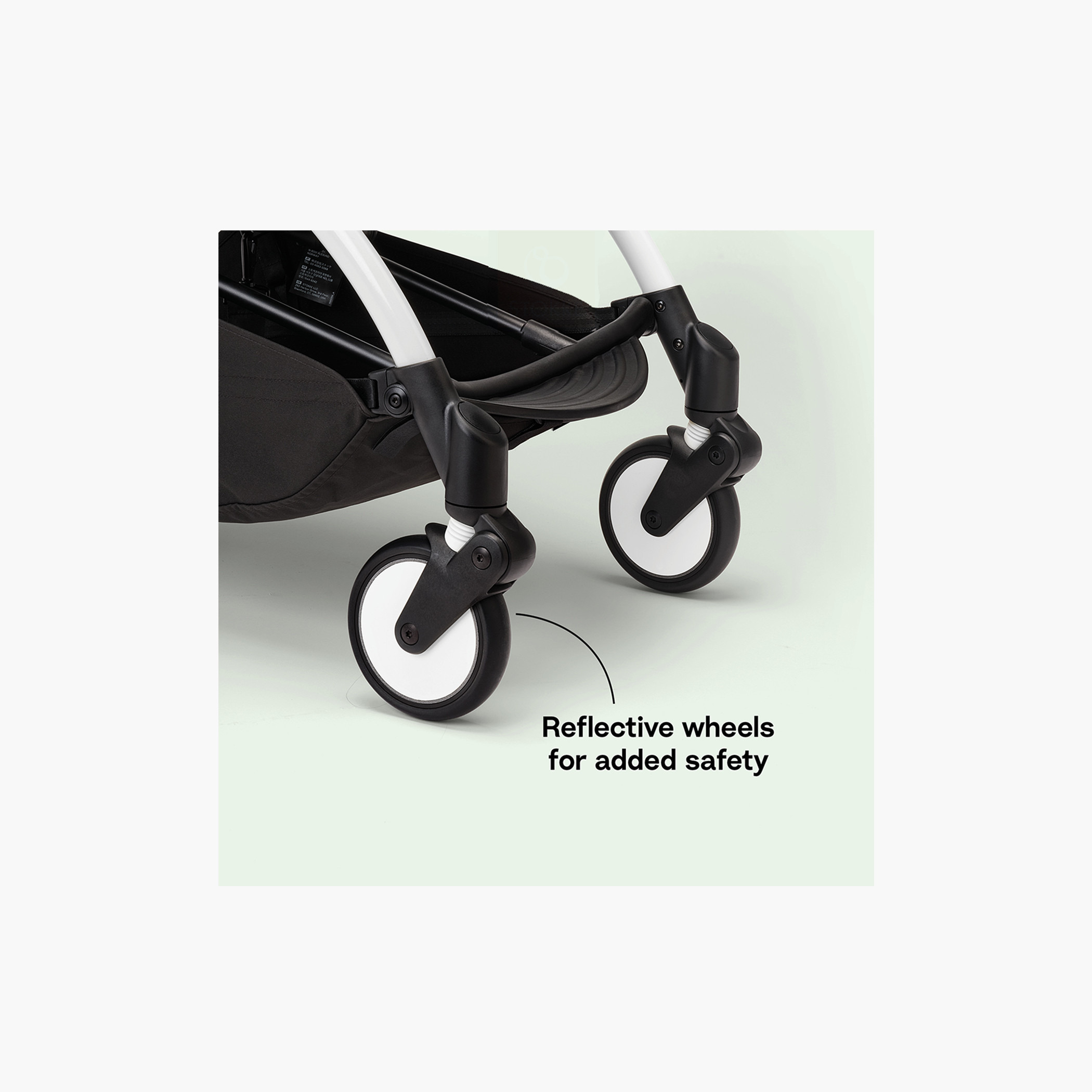 Stokke YOYO³ White frame with 0+ Newborn Pack - Toffee-baby-gear-strollersandprams-strollers-image-4