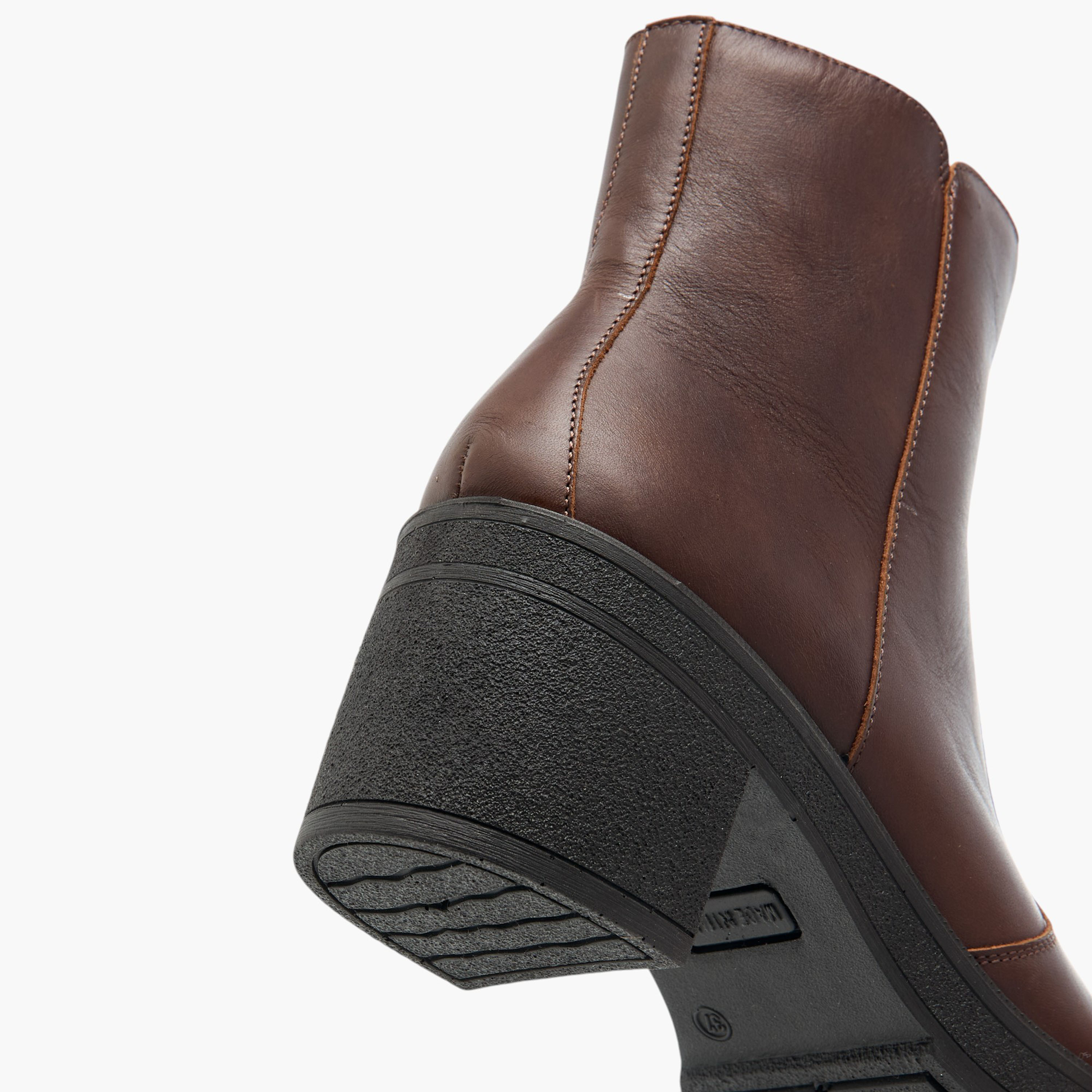 Celeste Women's Solid Ankle Boots with Zip Closure and Block Heels-women-shoes-boots-image-10