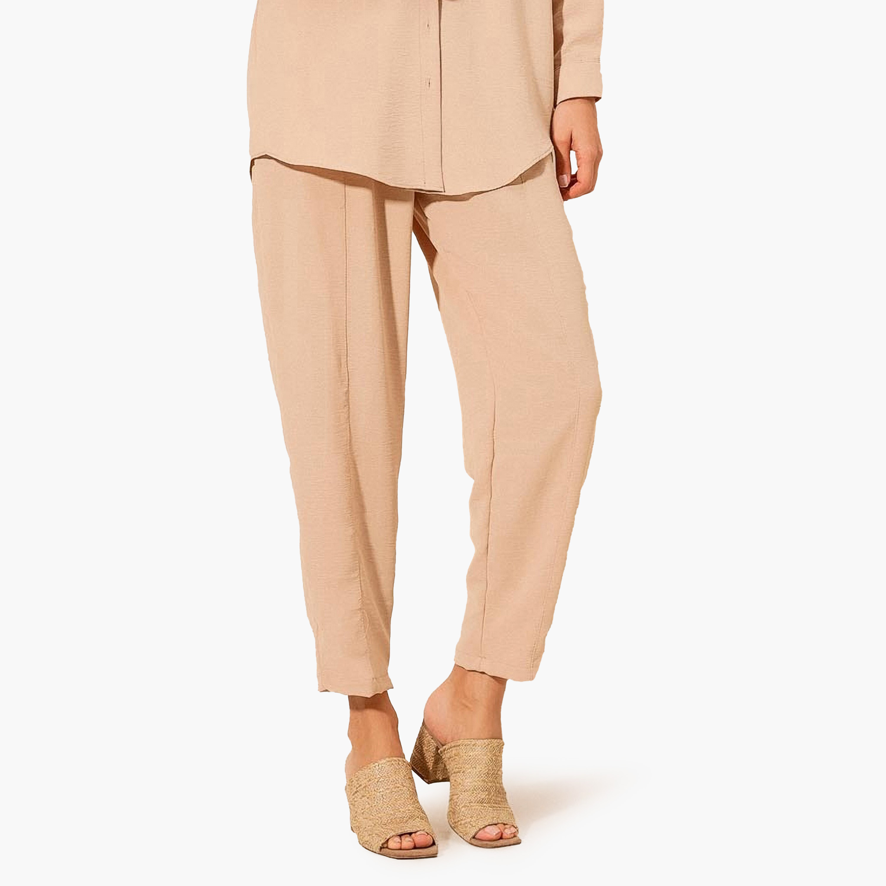 Bigdart Women's Drop Shoulder Sleeves Shirt & Trousers Set-women-clothing-coordsets-image-4