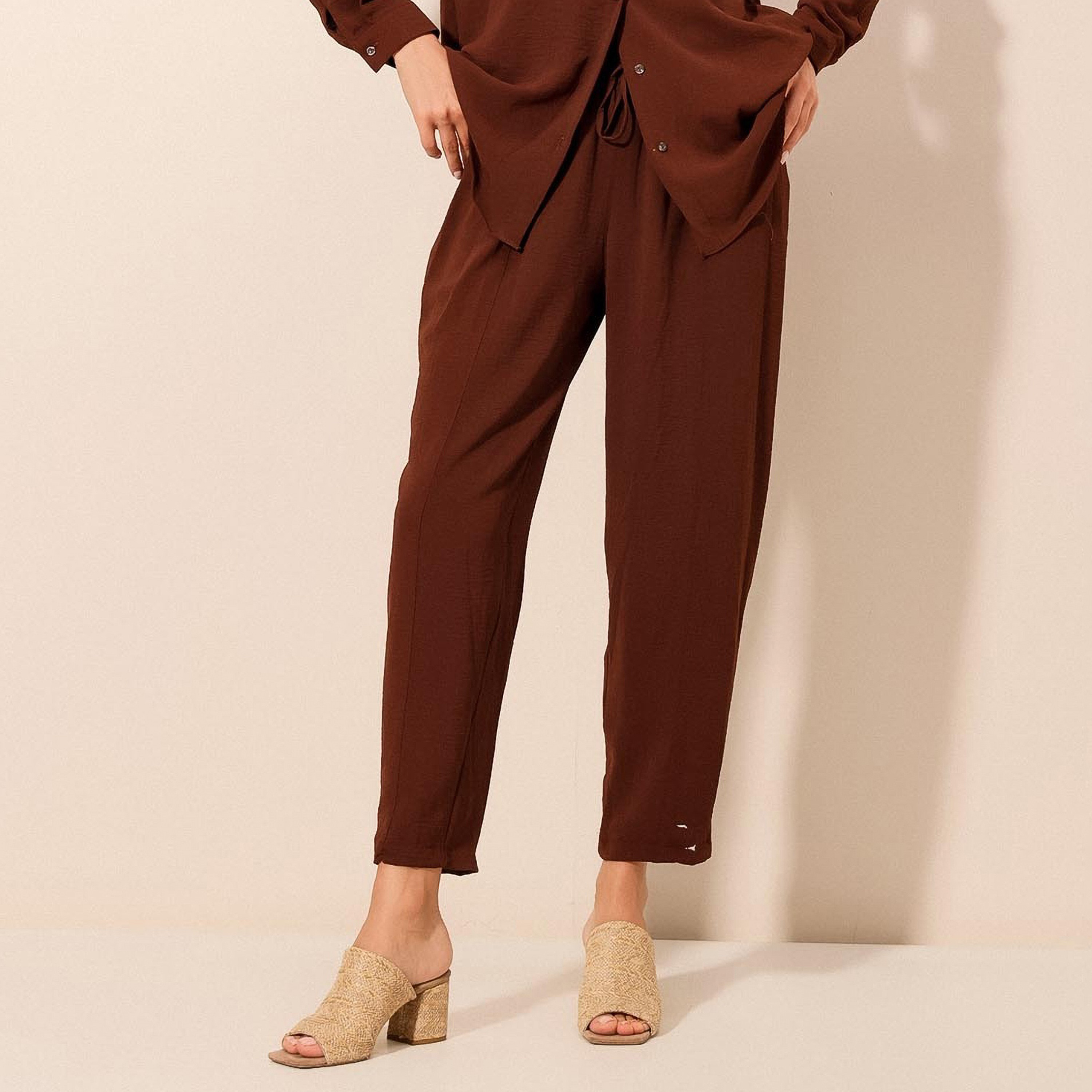 Bigdart Women's Drop Shoulder Sleeves Shirt & Trousers Set-women-clothing-coordsets-image-8
