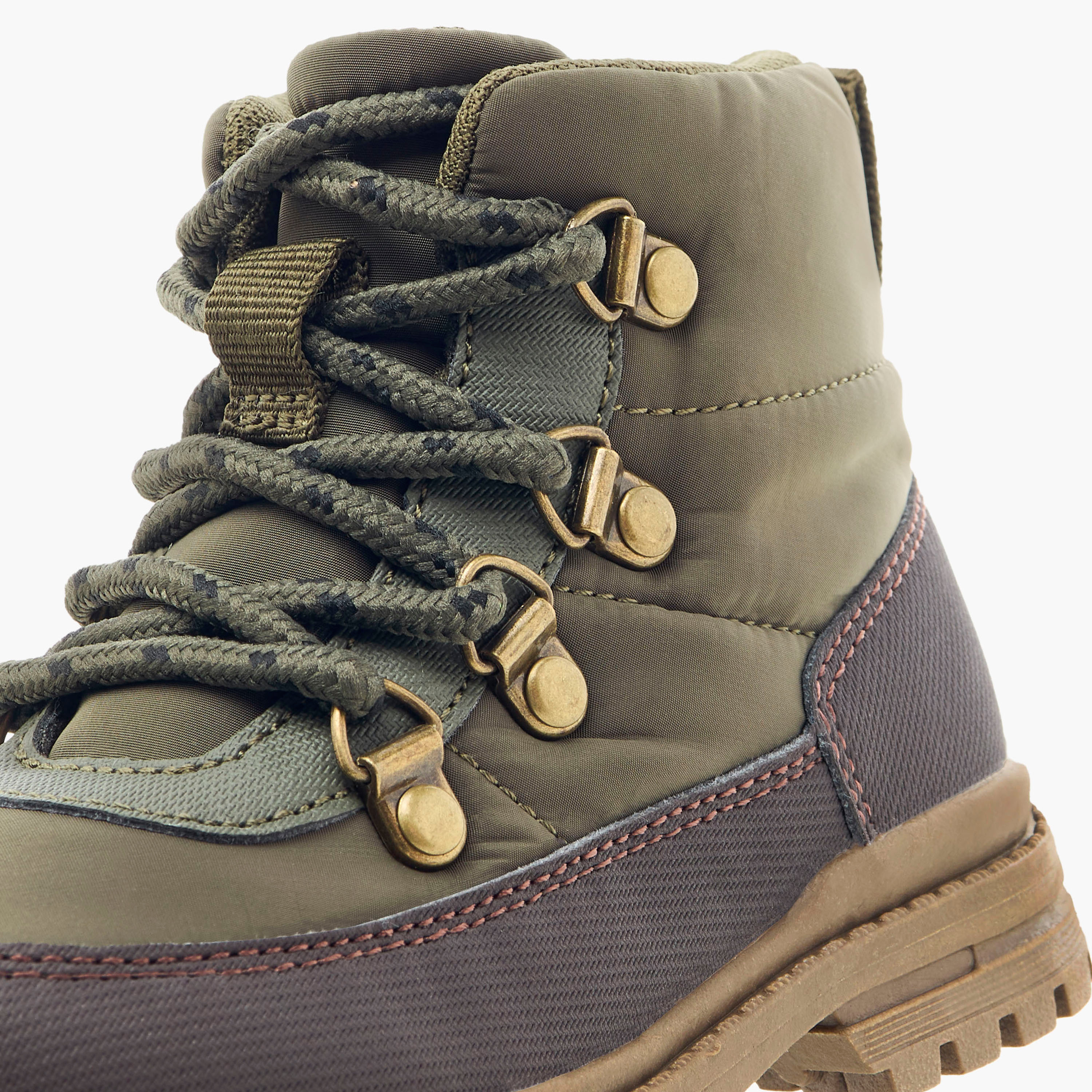Juniors Panelled Ankle Boots with Zip Closure and Pull Tabs-boys-shoes-boots-image-4