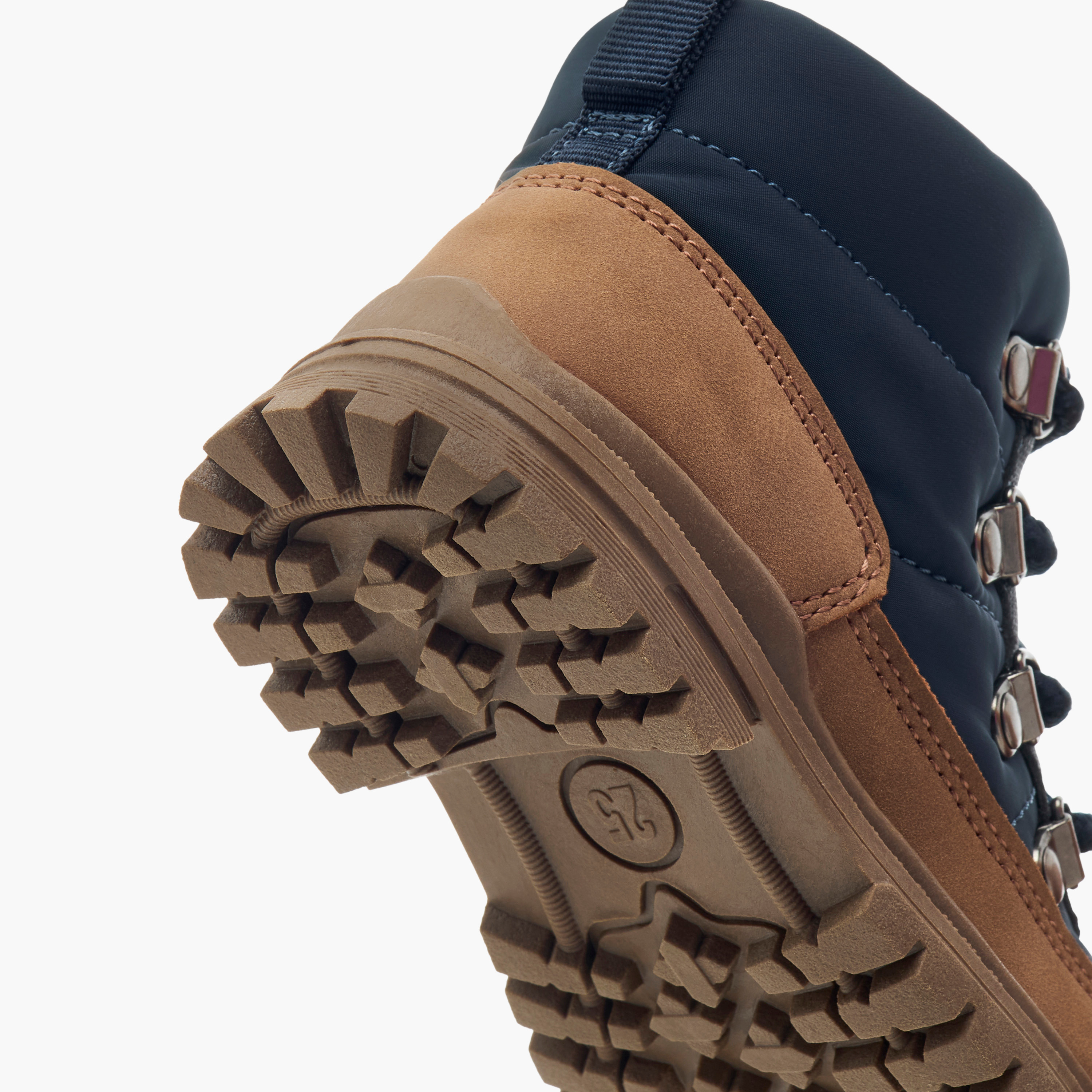 Juniors Panelled Ankle Boots with Zip Closure and Pull Tabs-boys-shoes-boots-image-5