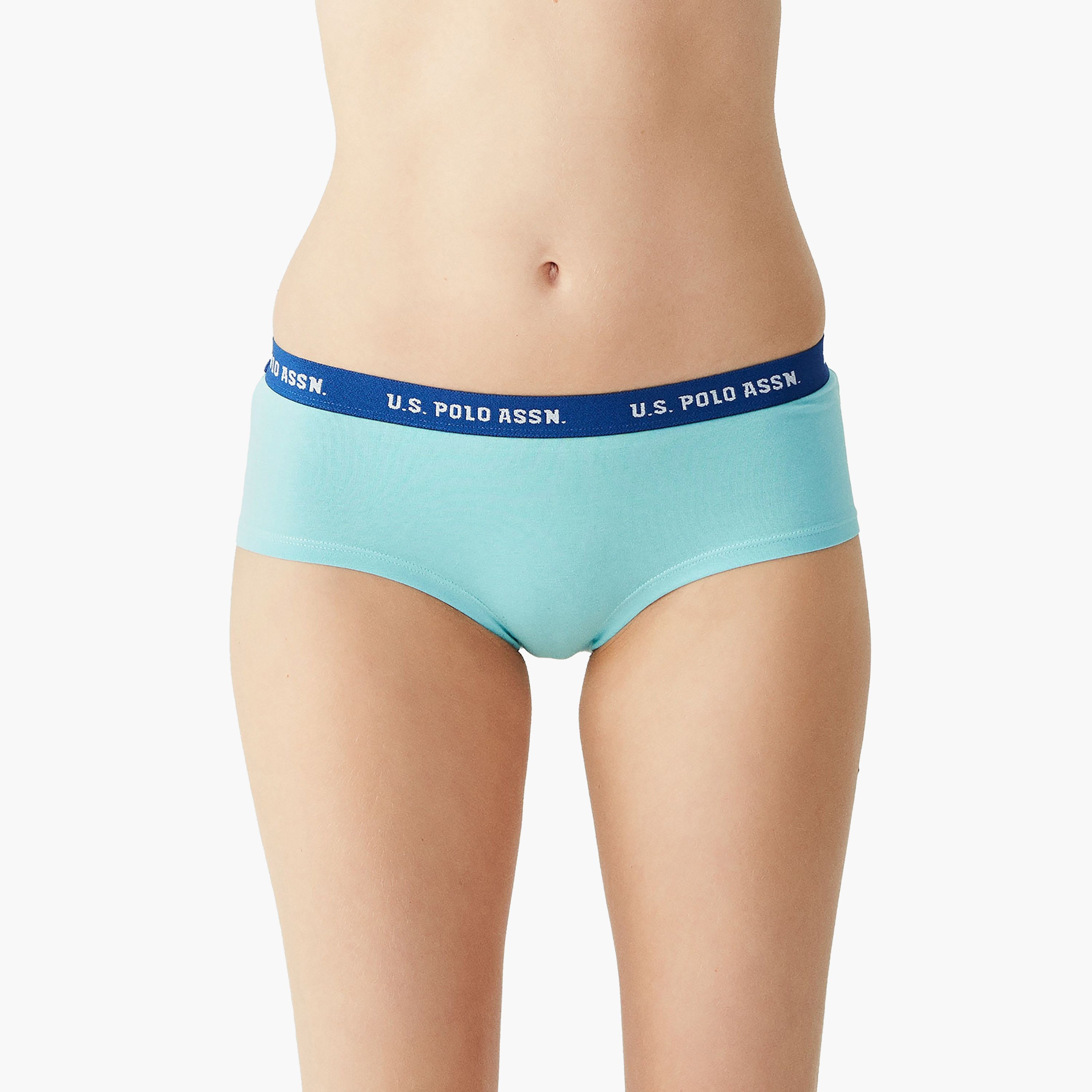 مجموعة من 3 سراويل داخلية نسائية متعددة الألوان من يو اس بولو أسسن-women-clothing-lingerie-panties-image-2