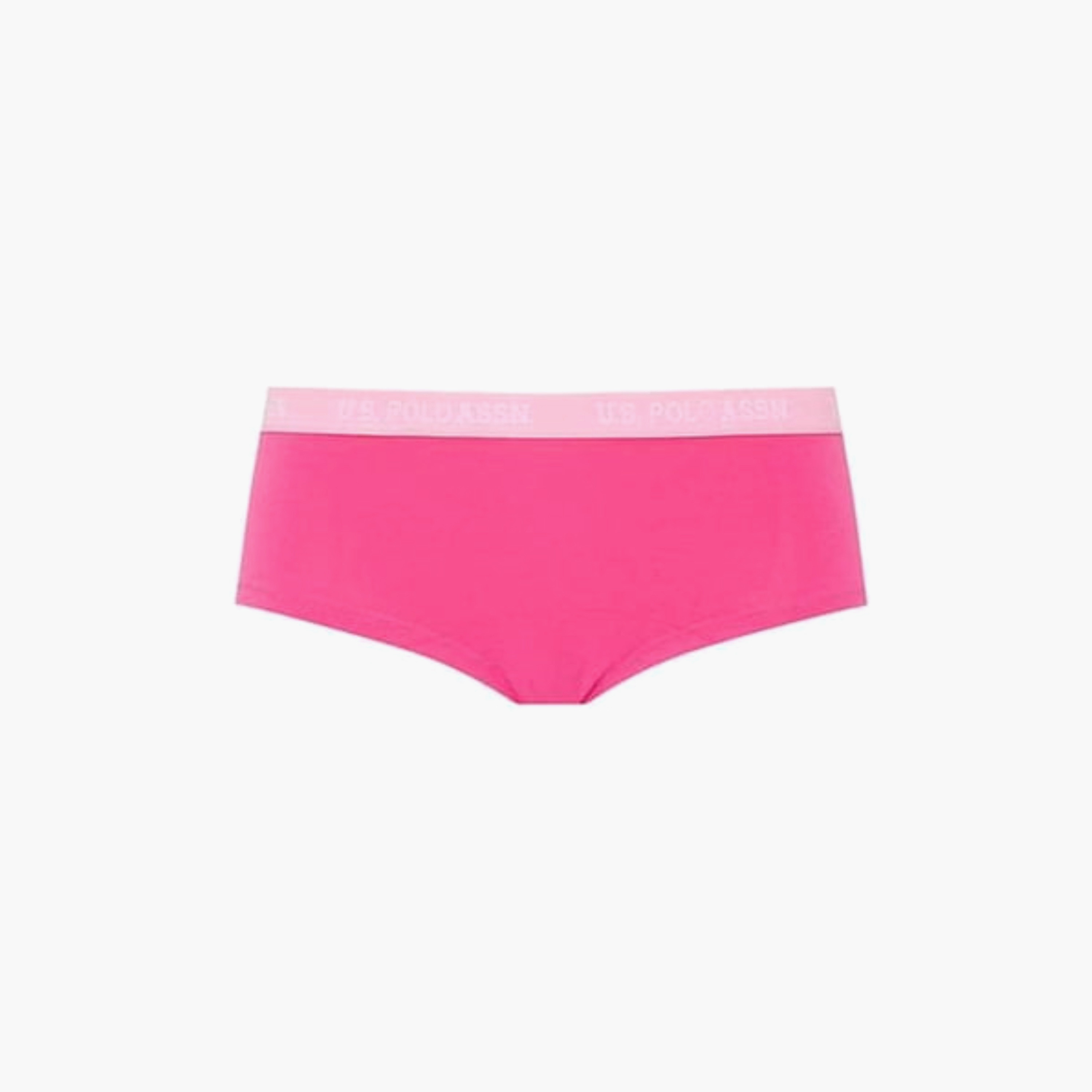 U.S. Polo Assn Pack of 3 Multicolour Full Coverage Women's Boyshort Panty-women-clothing-lingerie-panties-image-3