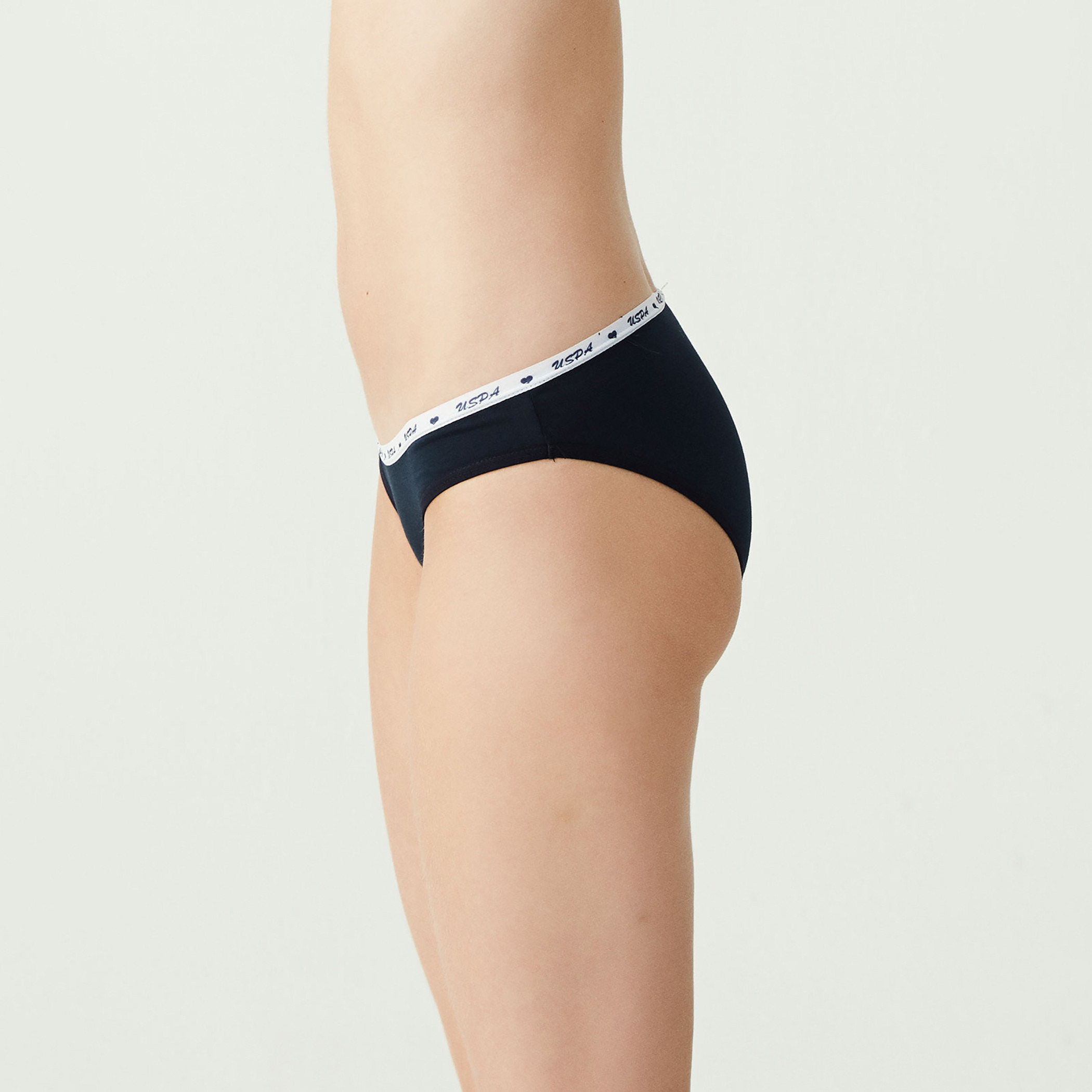 مجموعة من 3 قطع من يو اس بولو اسن من سراويل داخلية نسائية مع متعددة الألوان مطبوعة بحزام خصر-women-clothing-lingerie-panties-image-3