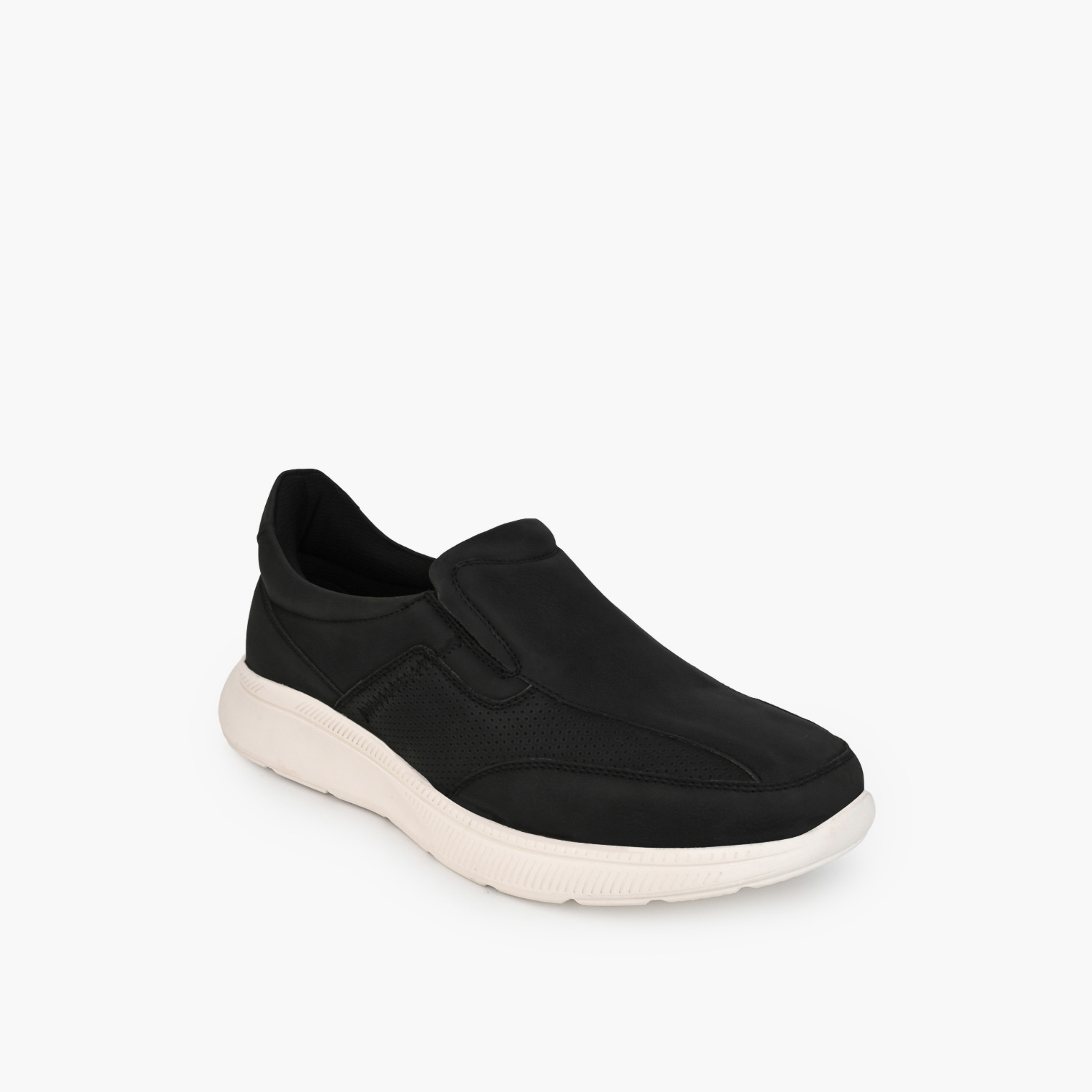 Le Confort Men Textured Slip-On Loafers-men-shoes-loafersandmoccasins-image-2