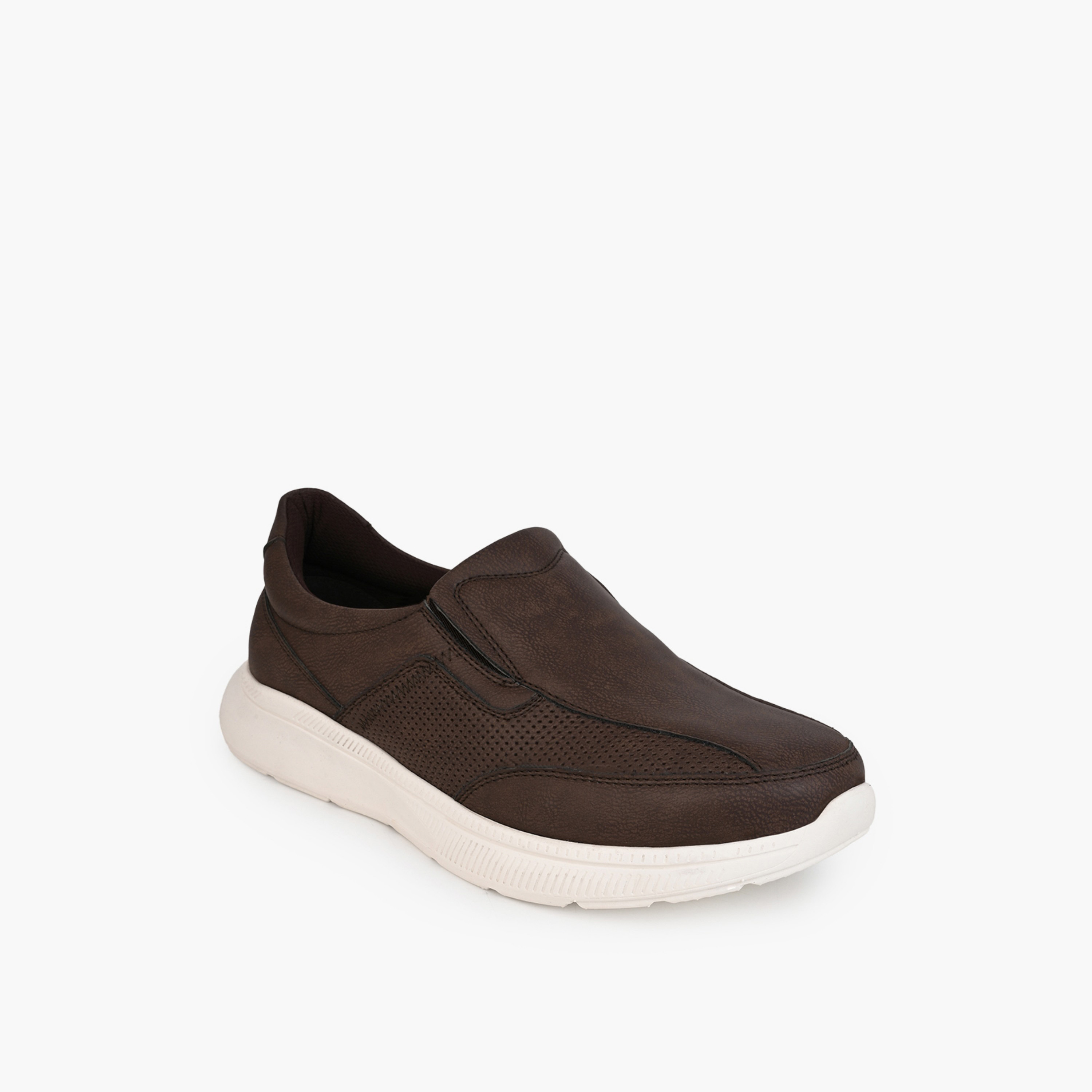Le Confort Men Textured Slip-On Loafers-men-shoes-loafersandmoccasins-image-2