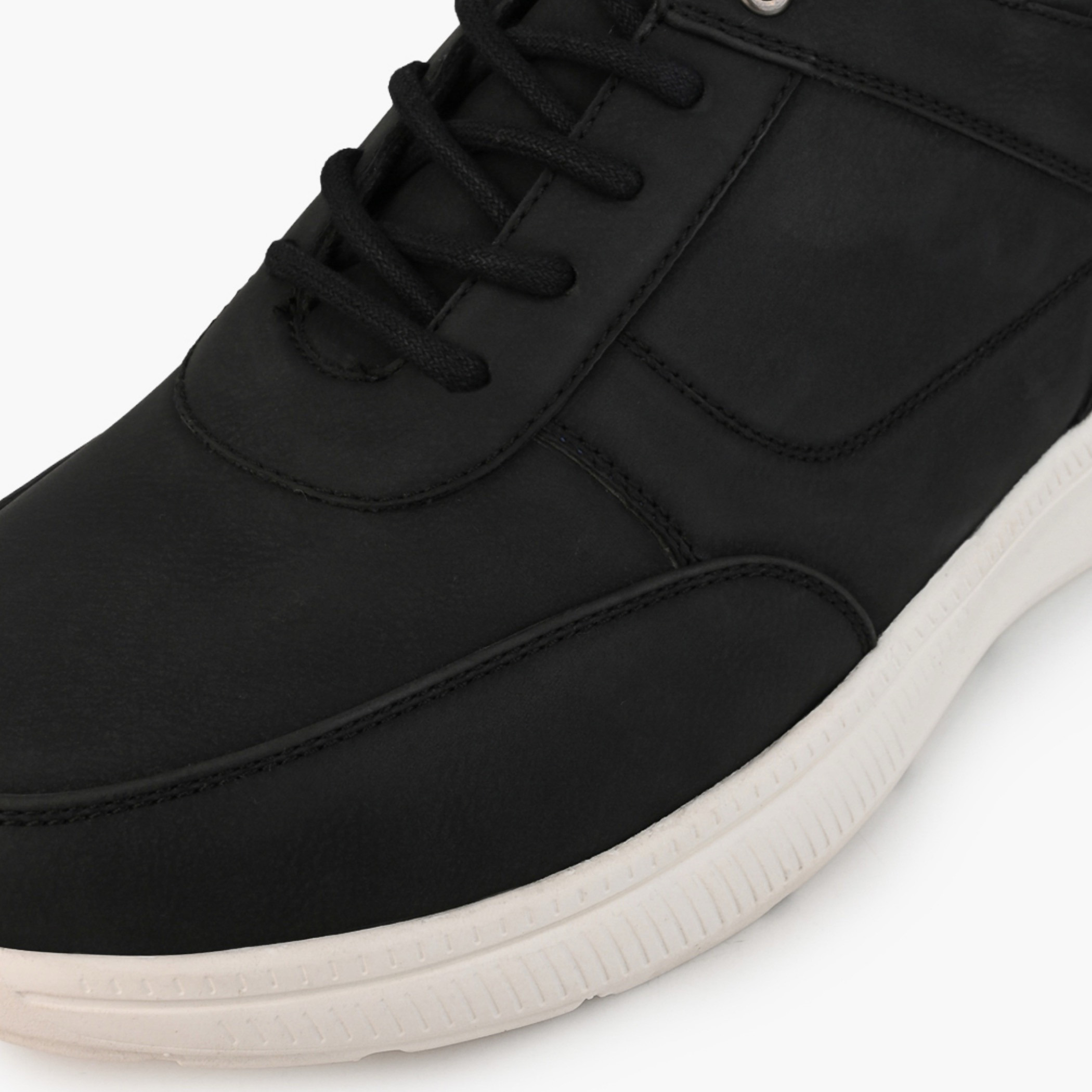 Le Confort Men Lace-Up Ankle Sneakers-men-shoes-sneakers-image-4