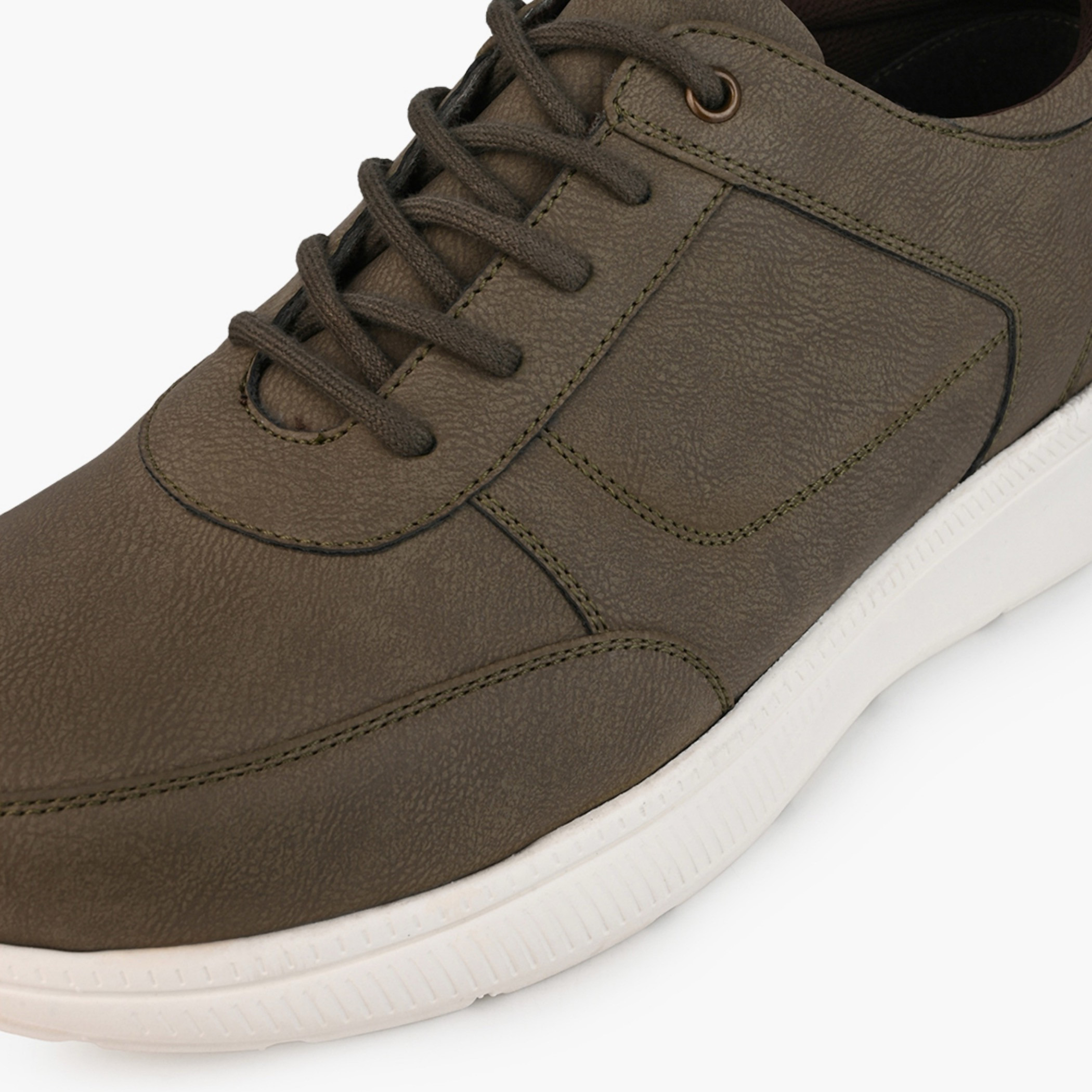 Le Confort Men Lace-Up Ankle Sneakers-men-shoes-sneakers-image-4