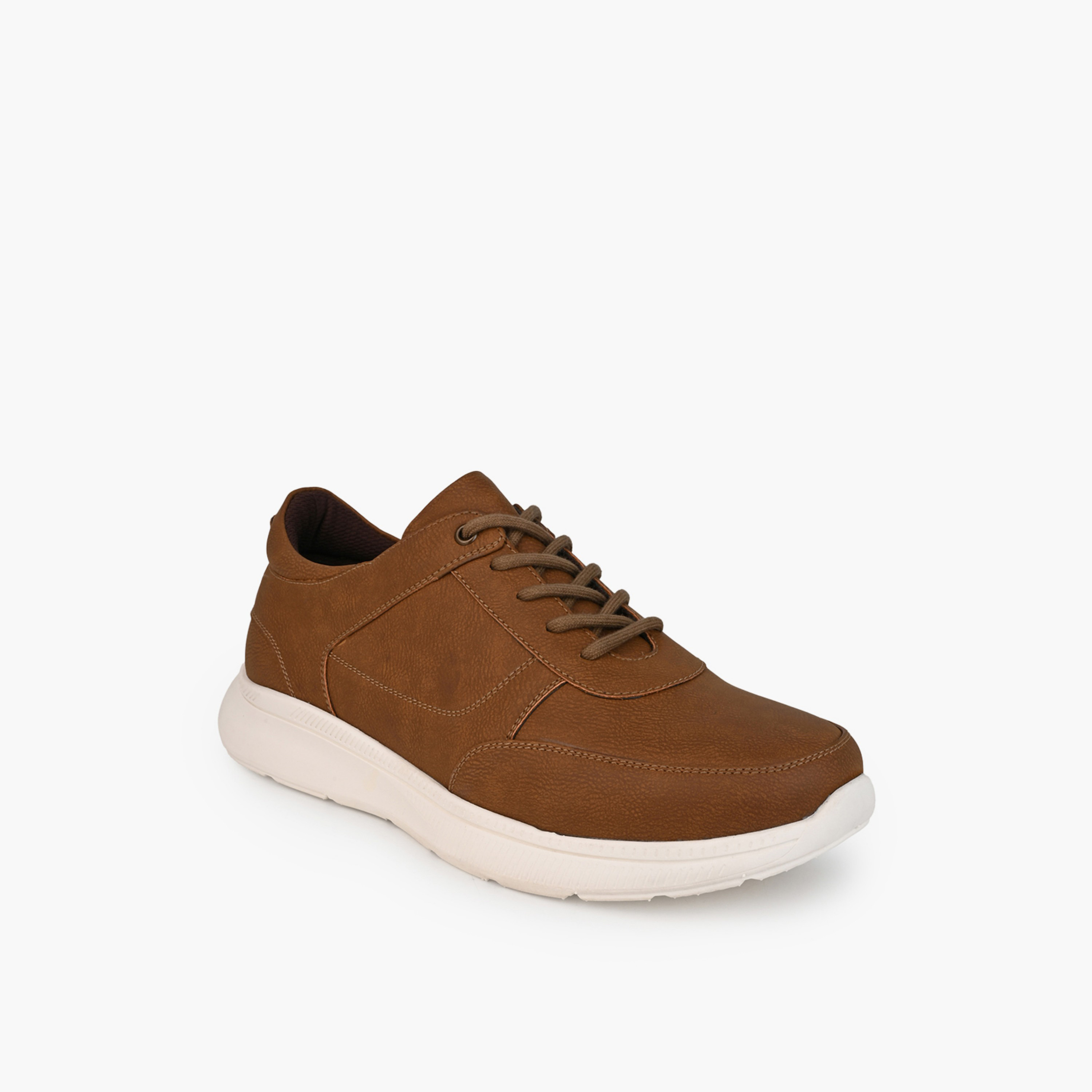 Le Confort Men Lace-Up Ankle Sneakers-men-shoes-sneakers-image-2