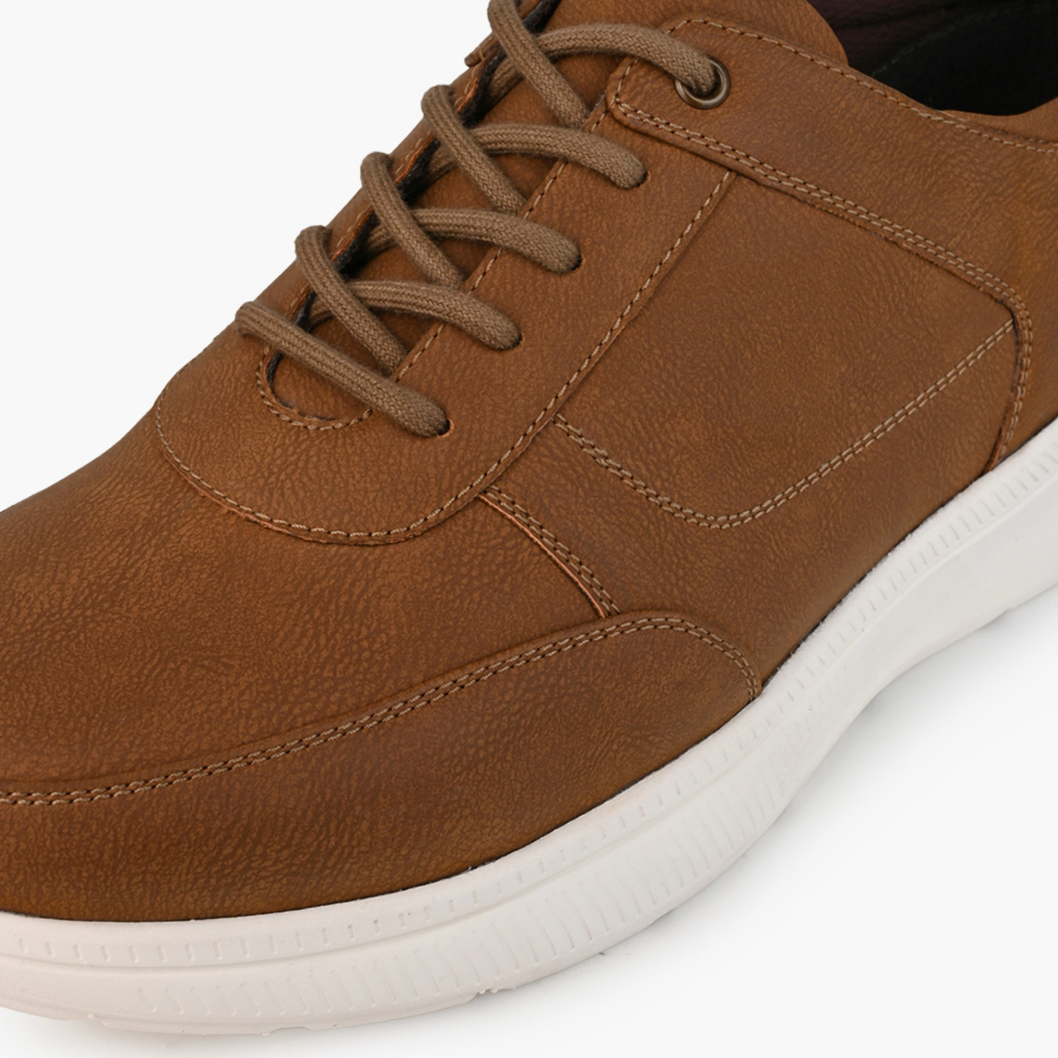 Le Confort Men Lace-Up Ankle Sneakers-men-shoes-sneakers-image-4