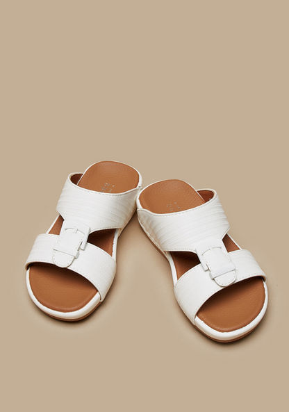 Mister Duchini Textured Slip-On Arabic Sandals-Boy%27s Sandals-image-1