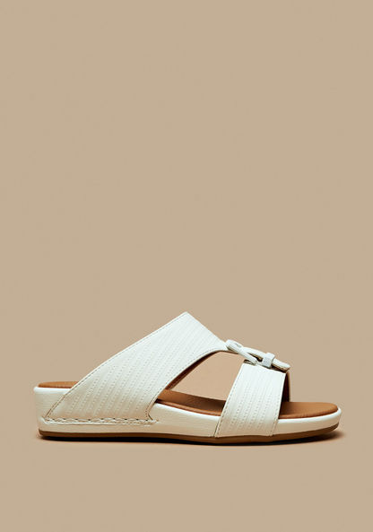 Mister Duchini Textured Slip-On Arabic Sandals-Boy%27s Sandals-image-0