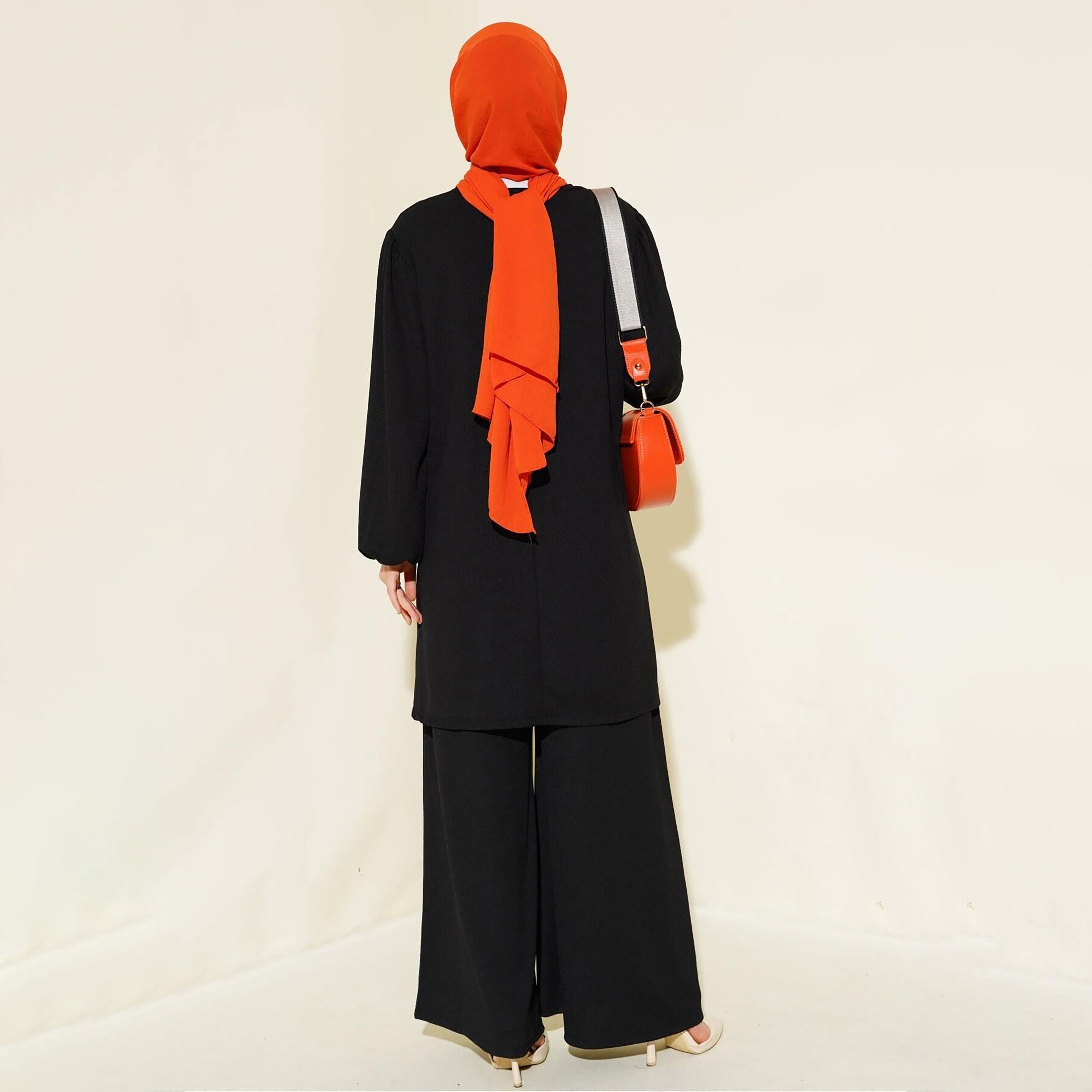 طقم نسائي بنسيج مزخرف، تونيك وسروال من بيجدارت-women-clothing-coordsets-image-33