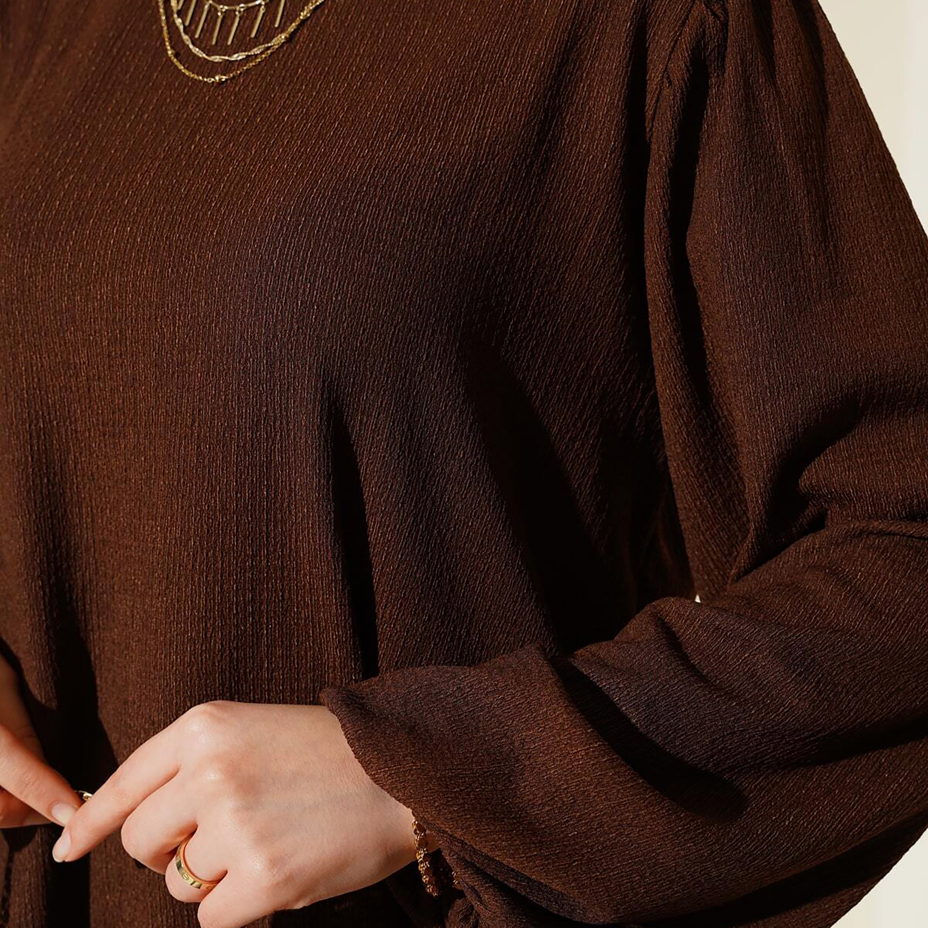 طقم نسائي بنسيج مزخرف، تونيك وسروال من بيجدارت-women-clothing-coordsets-image-11