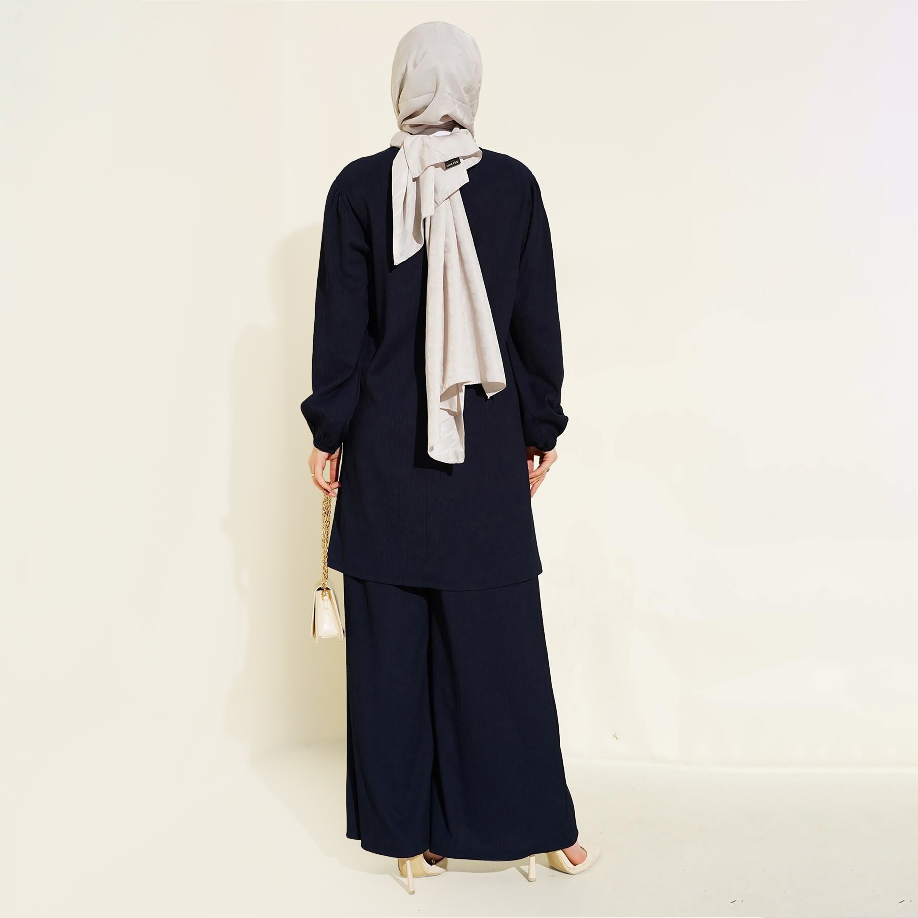 طقم نسائي بنسيج مزخرف، تونيك وسروال من بيجدارت-women-clothing-coordsets-image-37