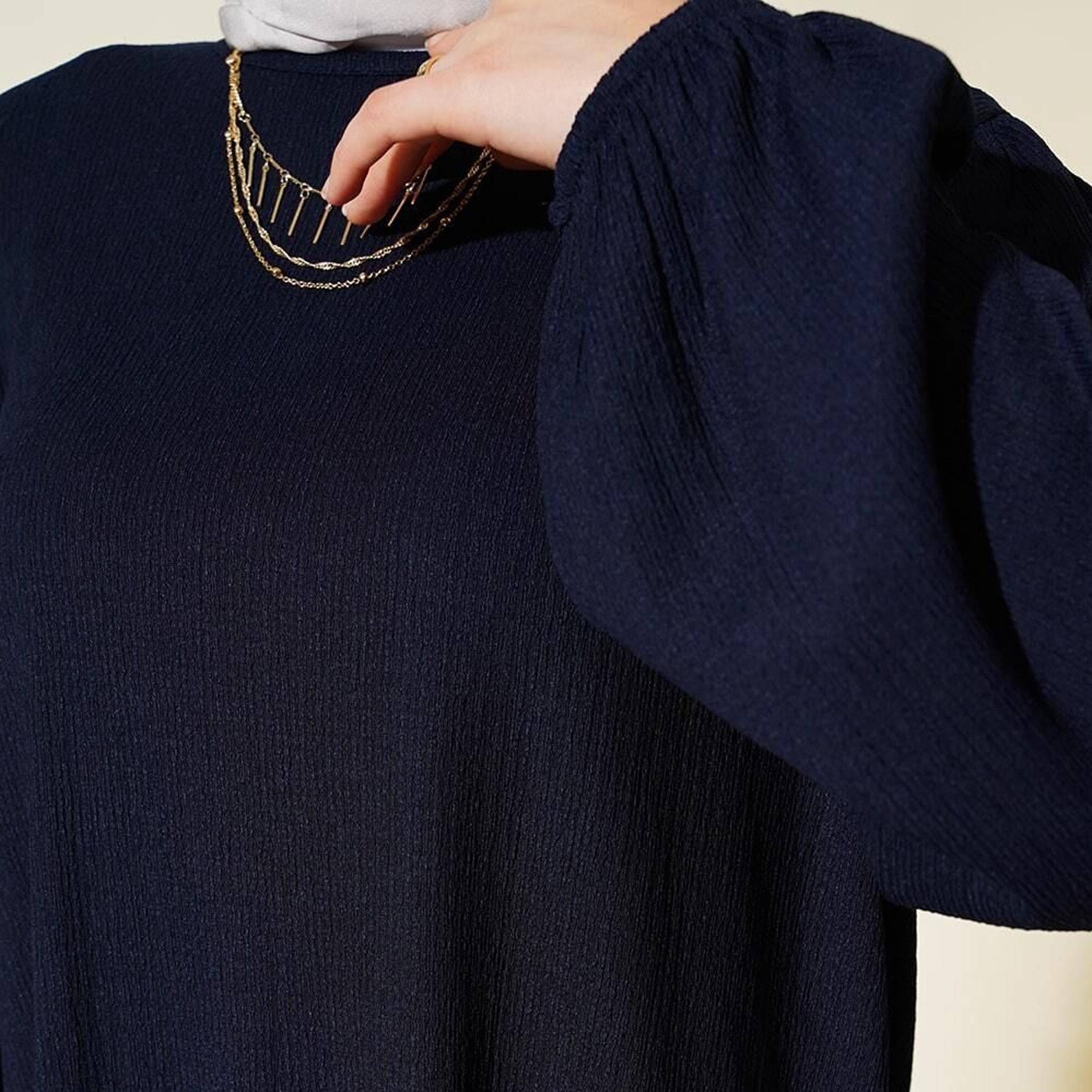 طقم نسائي بنسيج مزخرف، تونيك وسروال من بيجدارت-women-clothing-coordsets-image-38