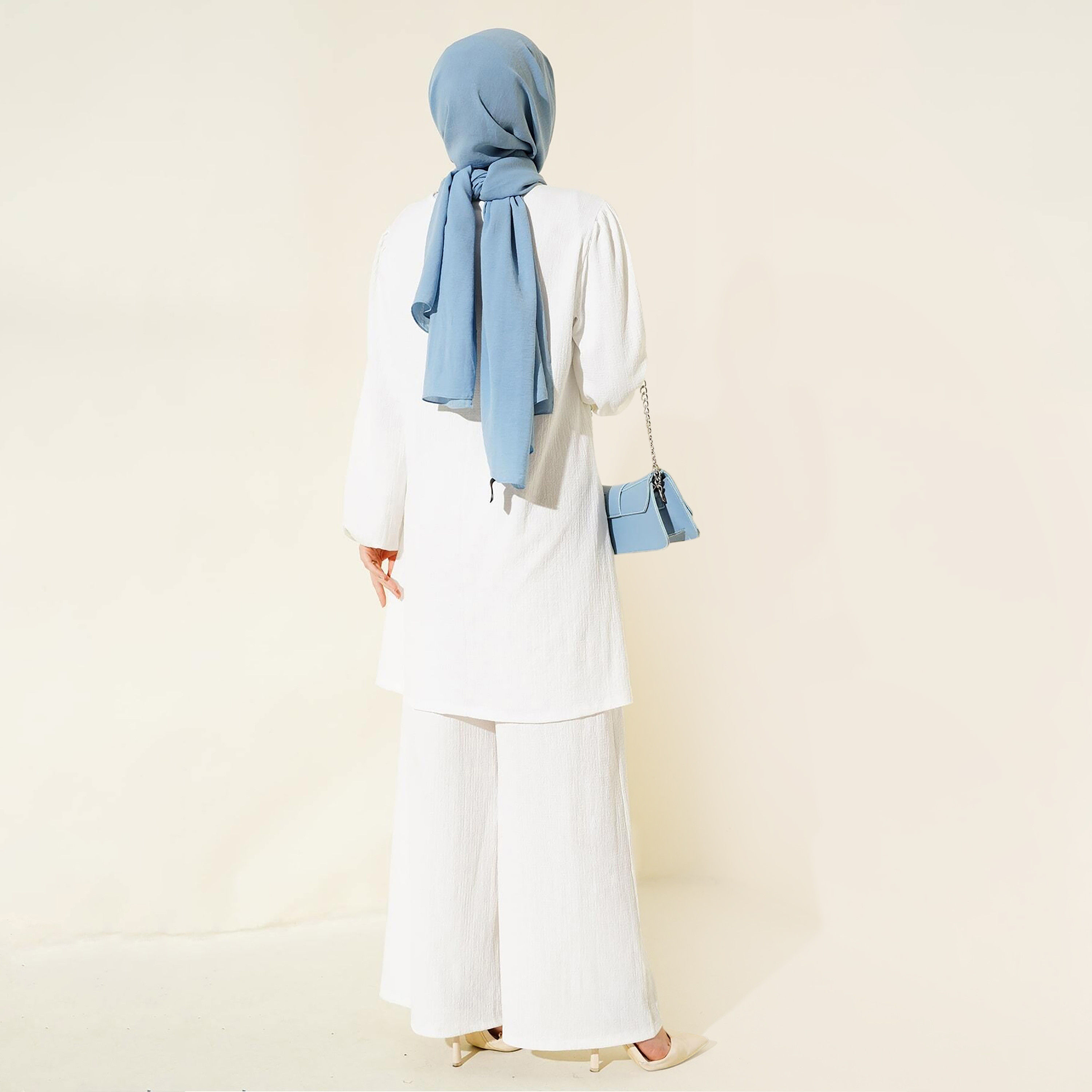 طقم نسائي بنسيج مزخرف، تونيك وسروال من بيجدارت-women-clothing-coordsets-image-41