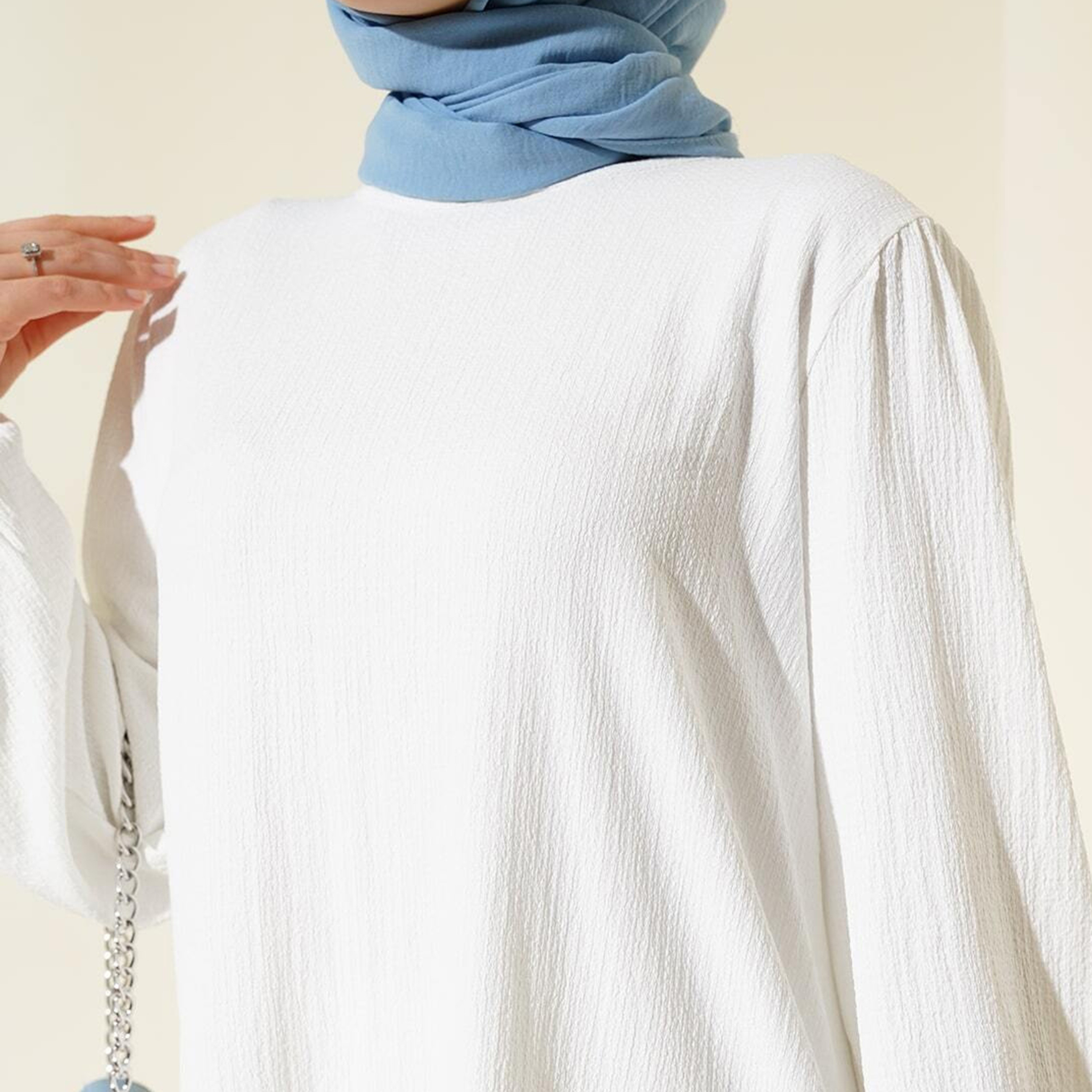 طقم نسائي بنسيج مزخرف، تونيك وسروال من بيجدارت-women-clothing-coordsets-image-42