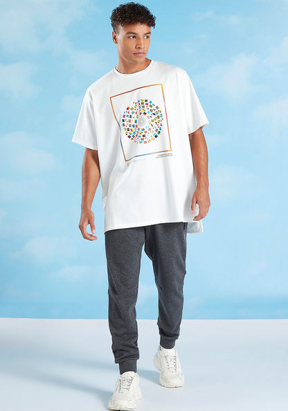 Expo 2020 Printed T-shirt with Crew Neck and Short Sleeves