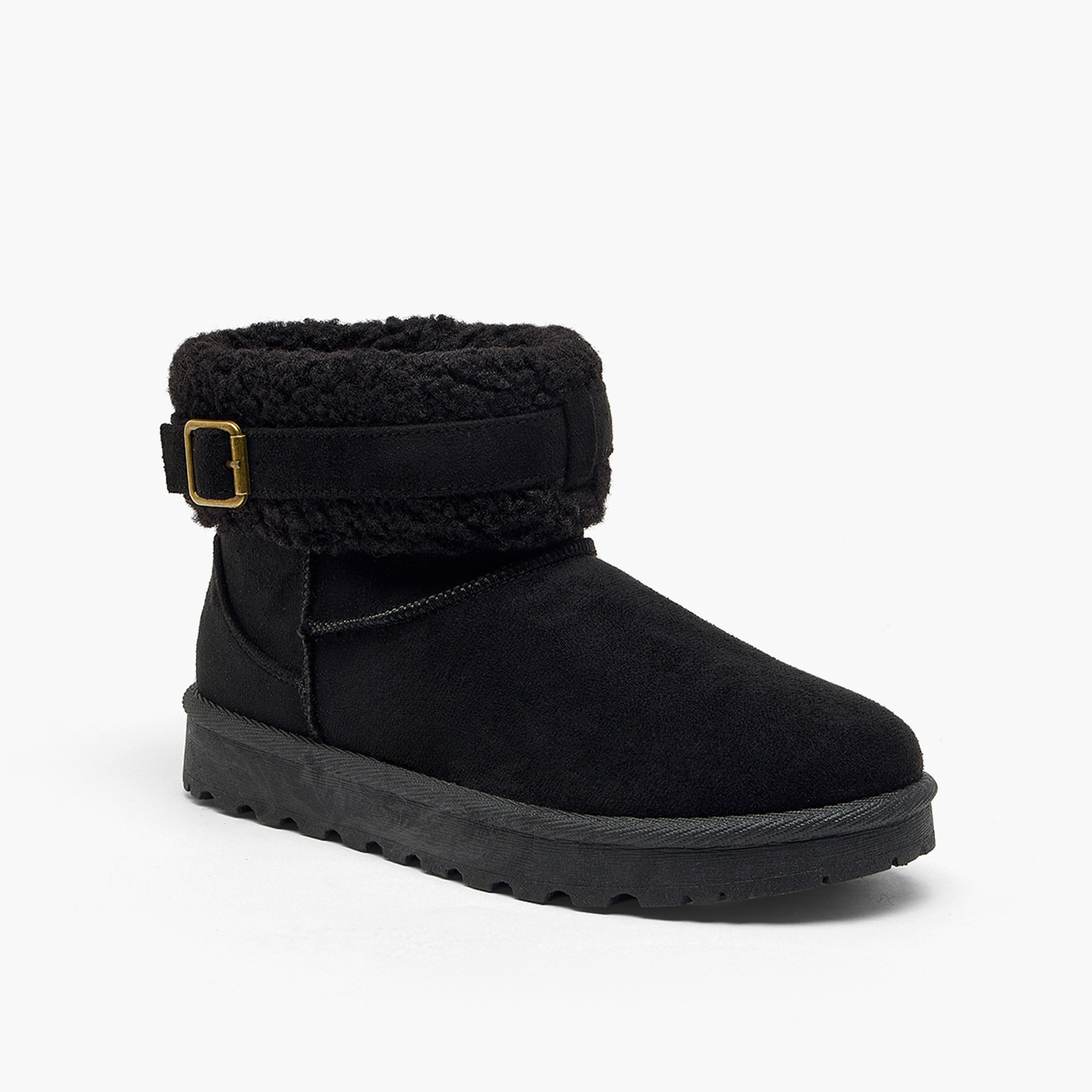 Flora Bella Women Faux Fur Ankle Boots-women-winterwear-boots-image-2