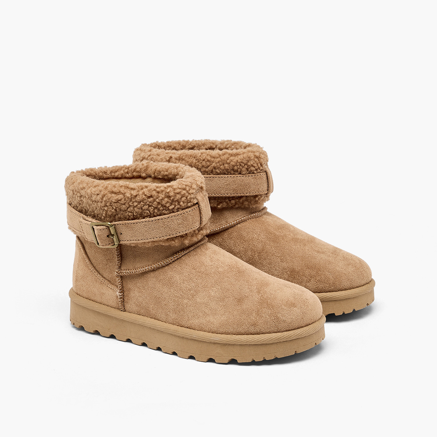 Flora Bella Women Faux Fur Ankle Boots-women-winterwear-boots-image-1