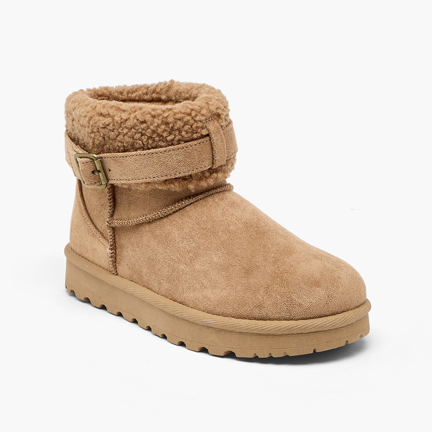 Flora Bella Women Faux Fur Ankle Boots-women-winterwear-boots-image-2