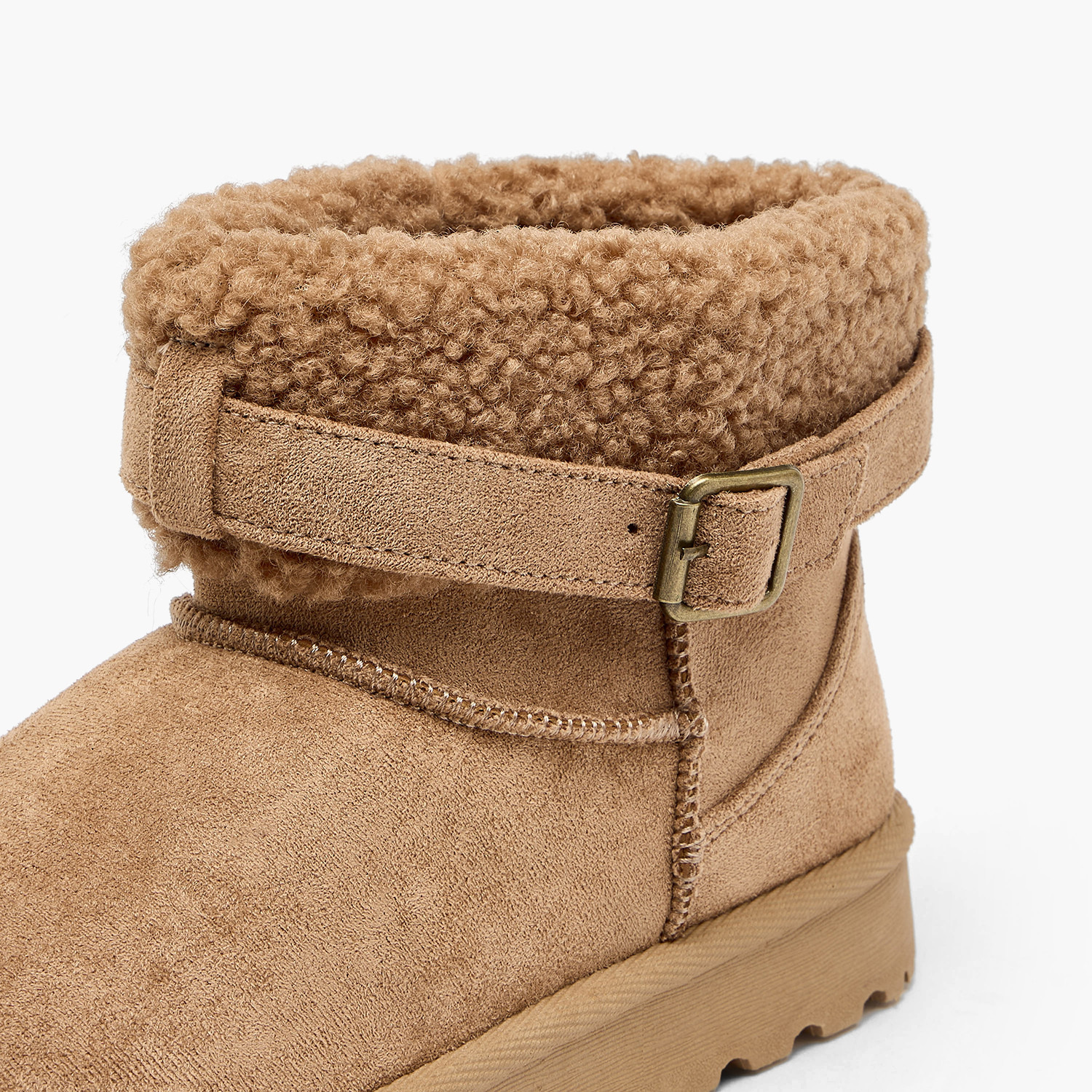 Flora Bella Women Faux Fur Ankle Boots-women-winterwear-boots-image-4