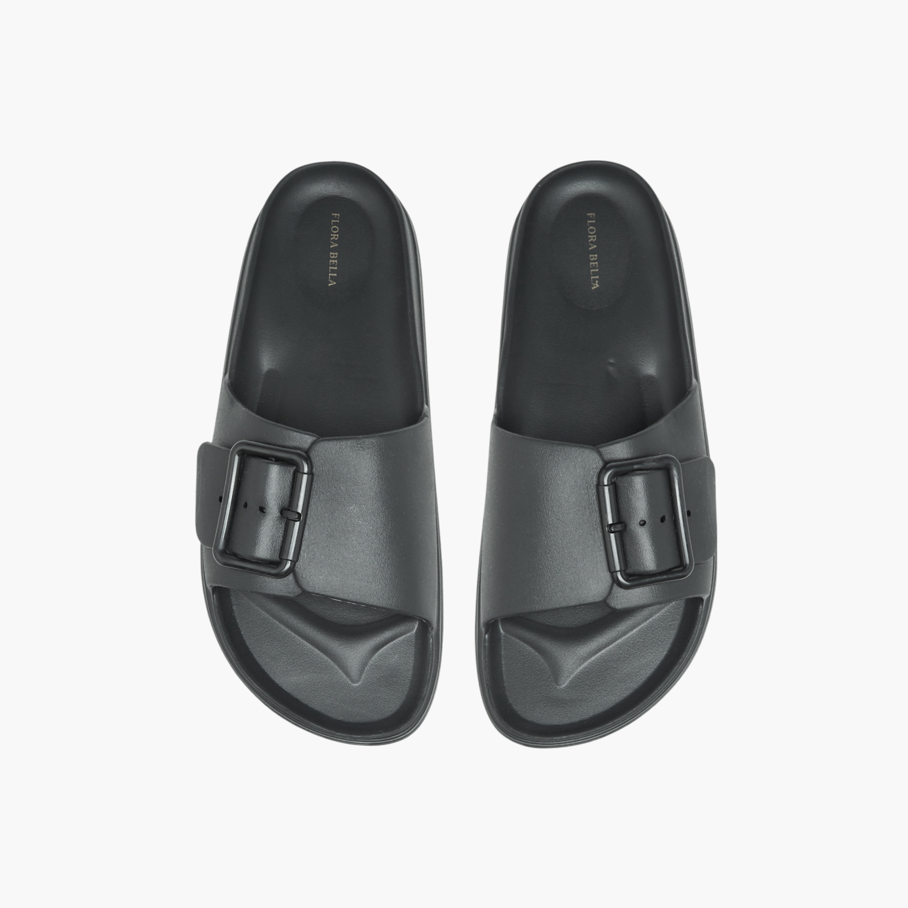 Flora Bella Buckle Detail Slip-On Slides-women-shoes-flats-slides-image-1