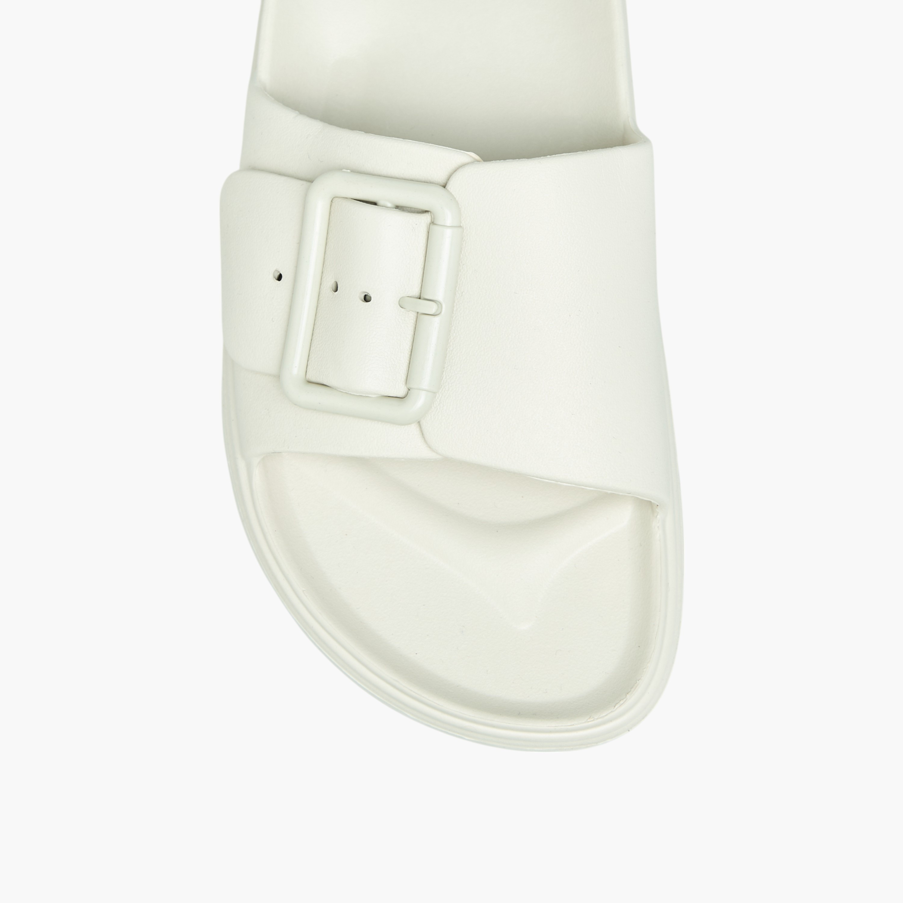 صندل سهل الارتداء بتفاصيل إبزيم من فلورا بيلا-women-shoes-flats-slides-image-3